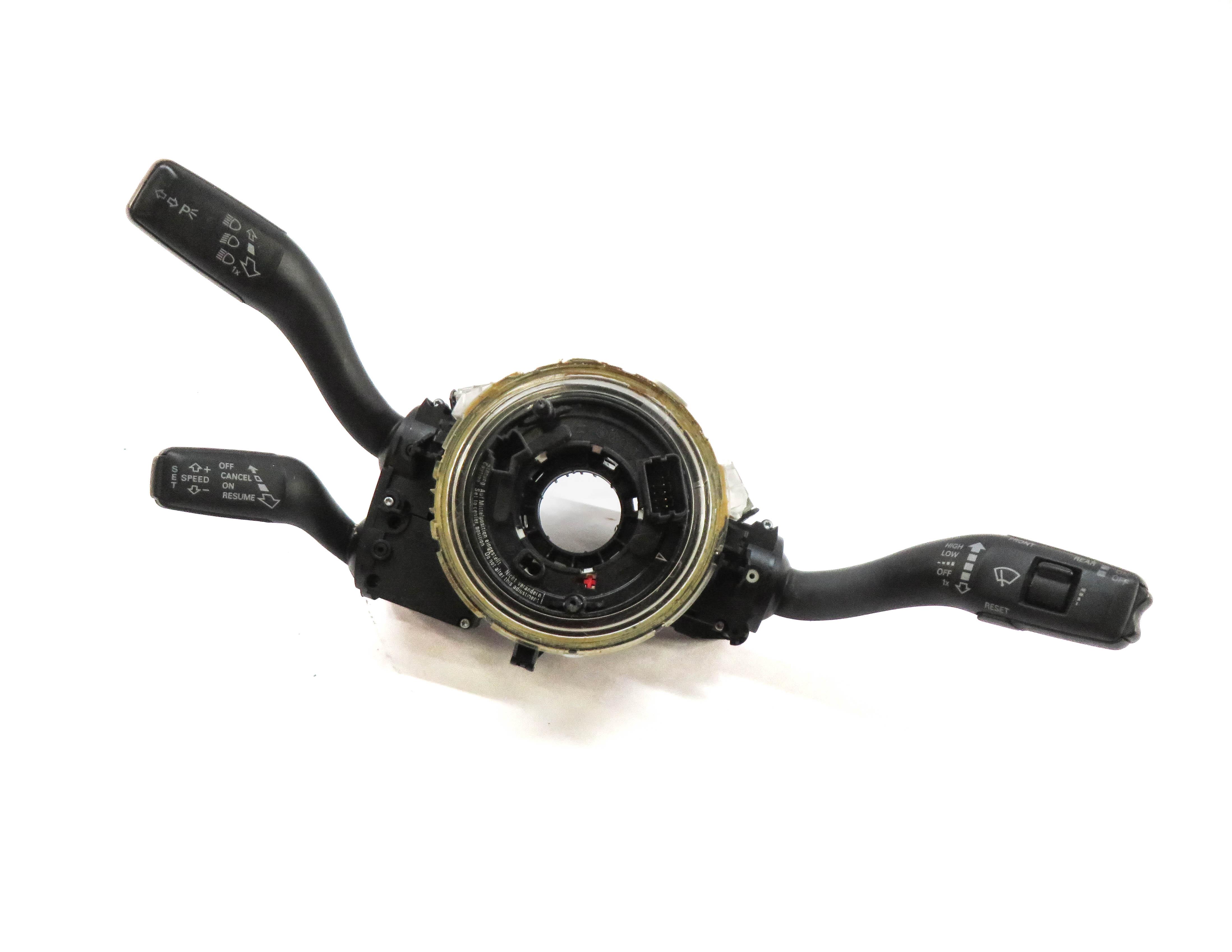 2009-2015 AUDI Q7 (4L) STEERING COLUMN BLINKER WIPER CRUISE COMBINATION SWITCH — exact item pictured