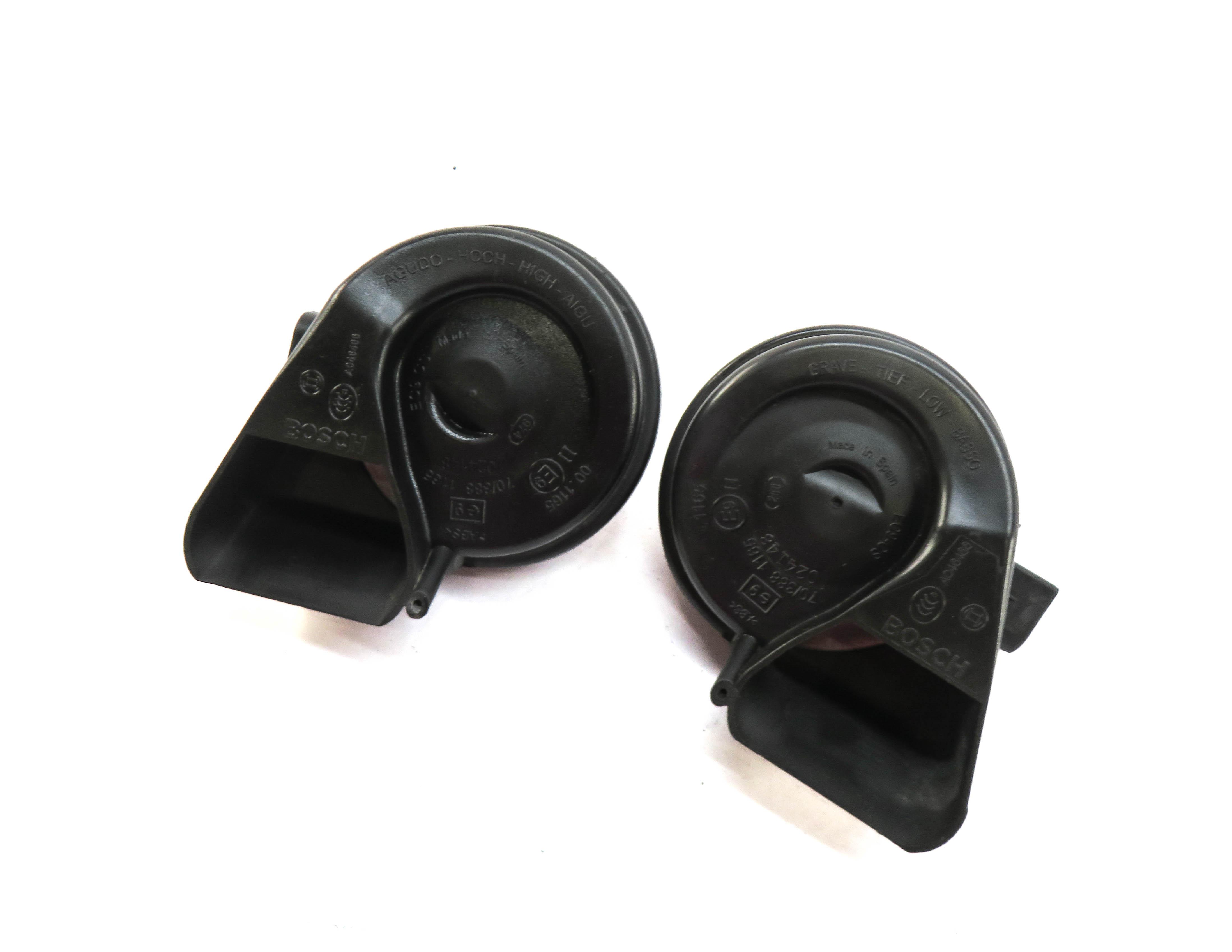 2007-2015 AUDI Q7 R8 (4L 4S) HIGH & LOW TONE HORN SET-2 — exact item pictured