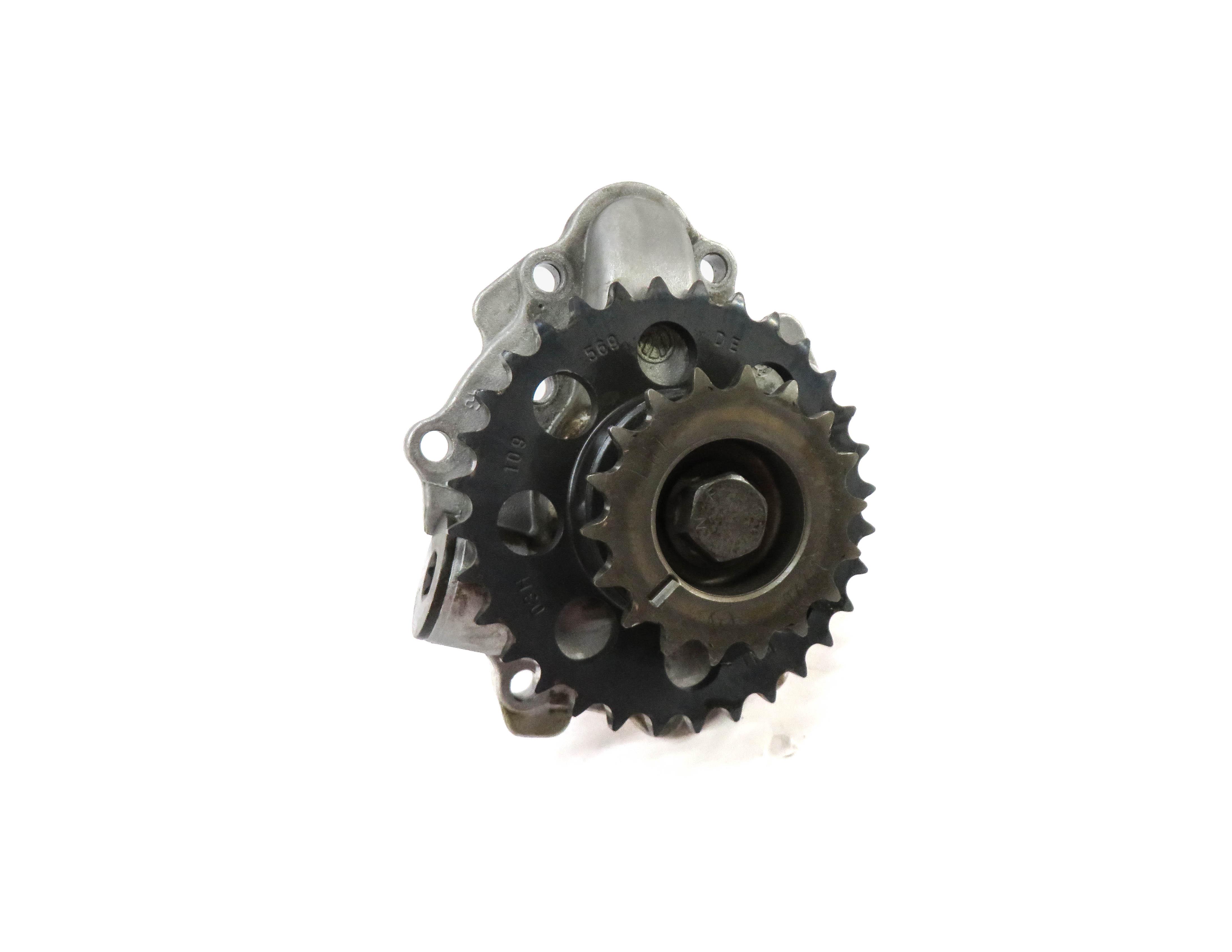 10 AUDI Q7 (4L) 3.6L (BHK VR6) V6 ENGINE OIL FLUID PUMP w/ SPROCKET — exact item pictured