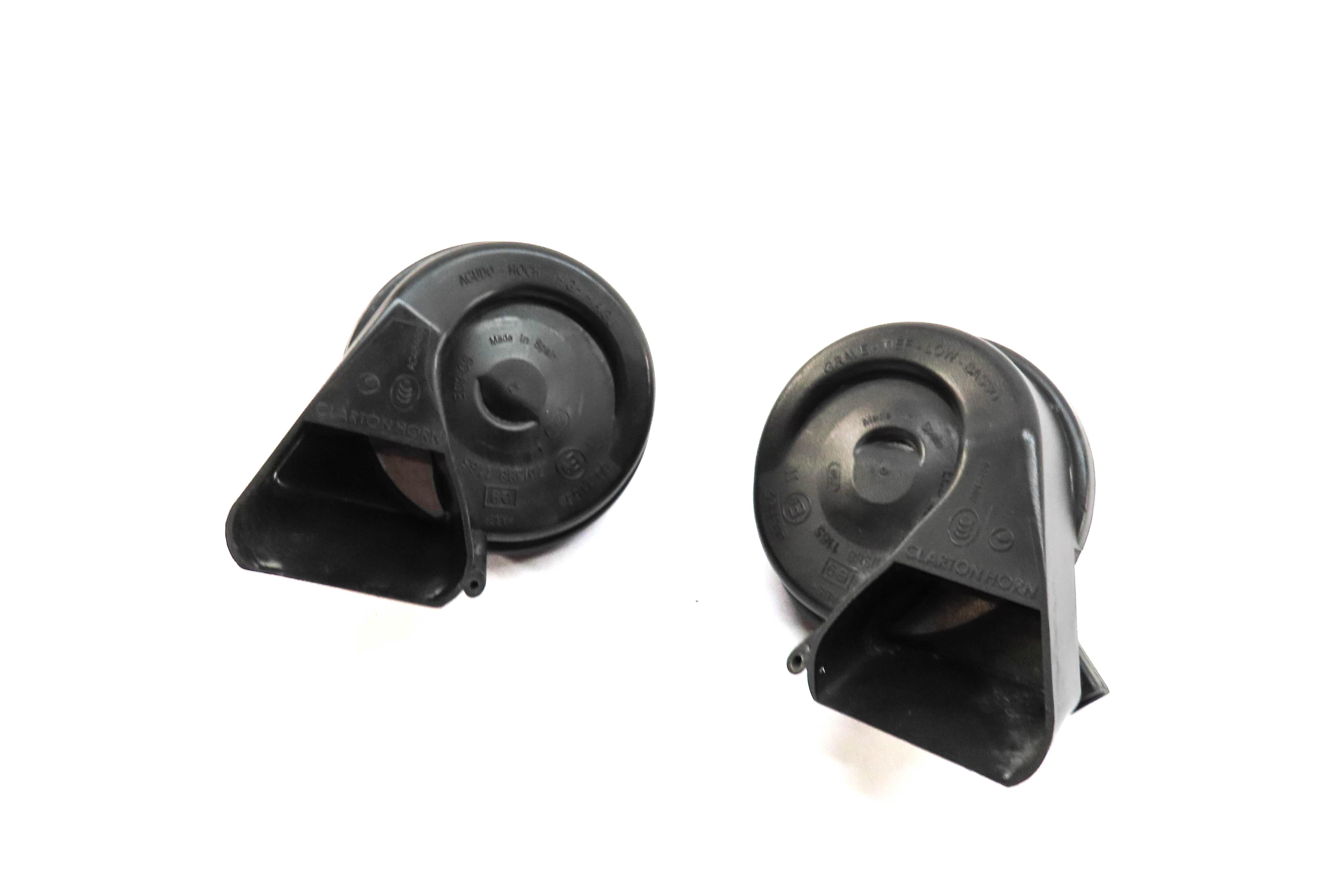 2012-2020 AUDI A6 S6 A7 S7 RS7 A8 S8 (C7 D4) HIGH & LOW TONE SAFETY HORN SET-2 — exact item pictured