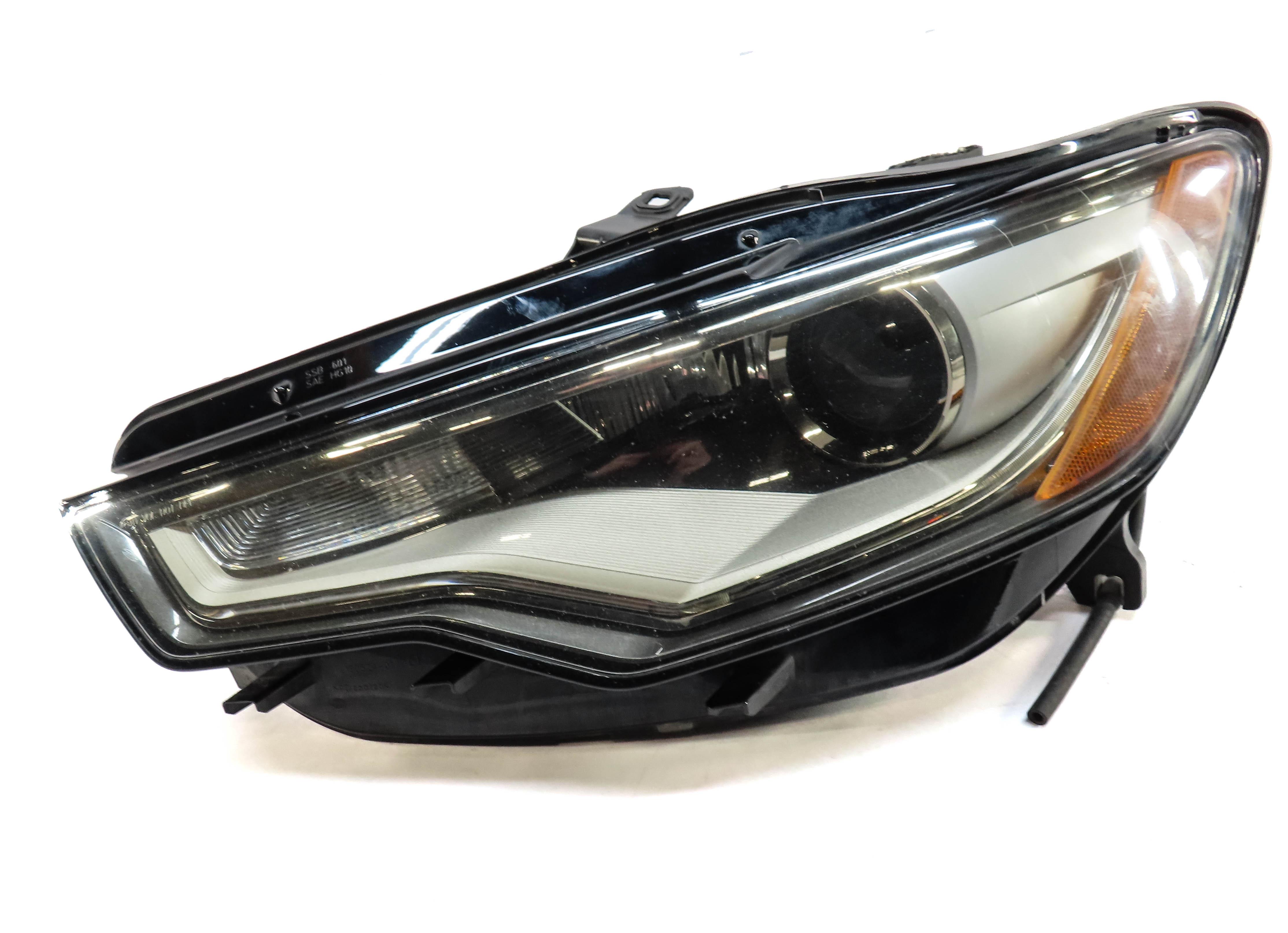 12-15 AUDI A6 (C7) LEFT FRONT DRIVER XENON HID HEADLIGHT LIGHT LAMP (NON AFS) — exact item pictured