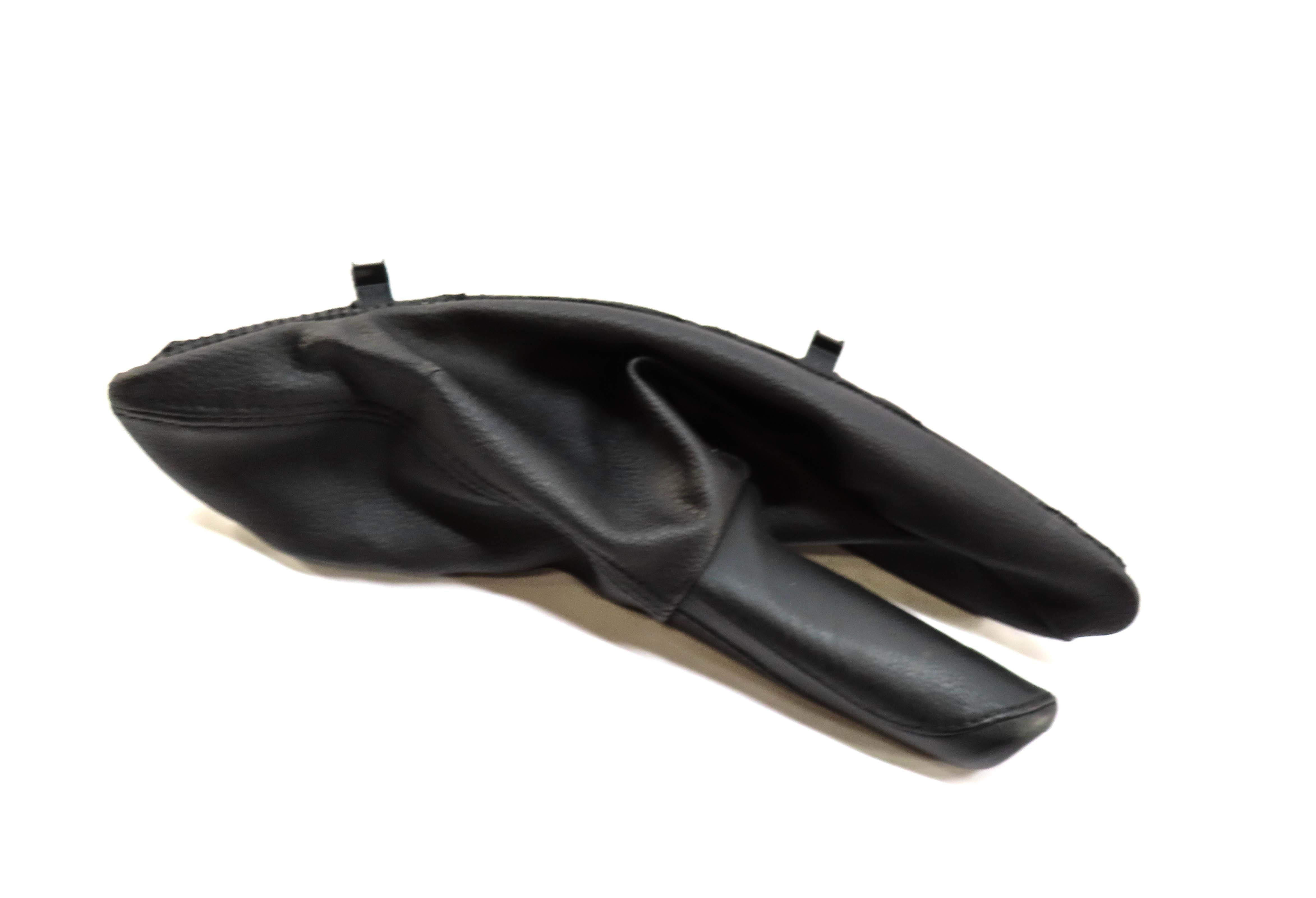 2016 BMW 328i (F30) EMERGENCY PARKING BRAKE LEVER HANDLE COVER TRIM (BLACK) — exact item pictured