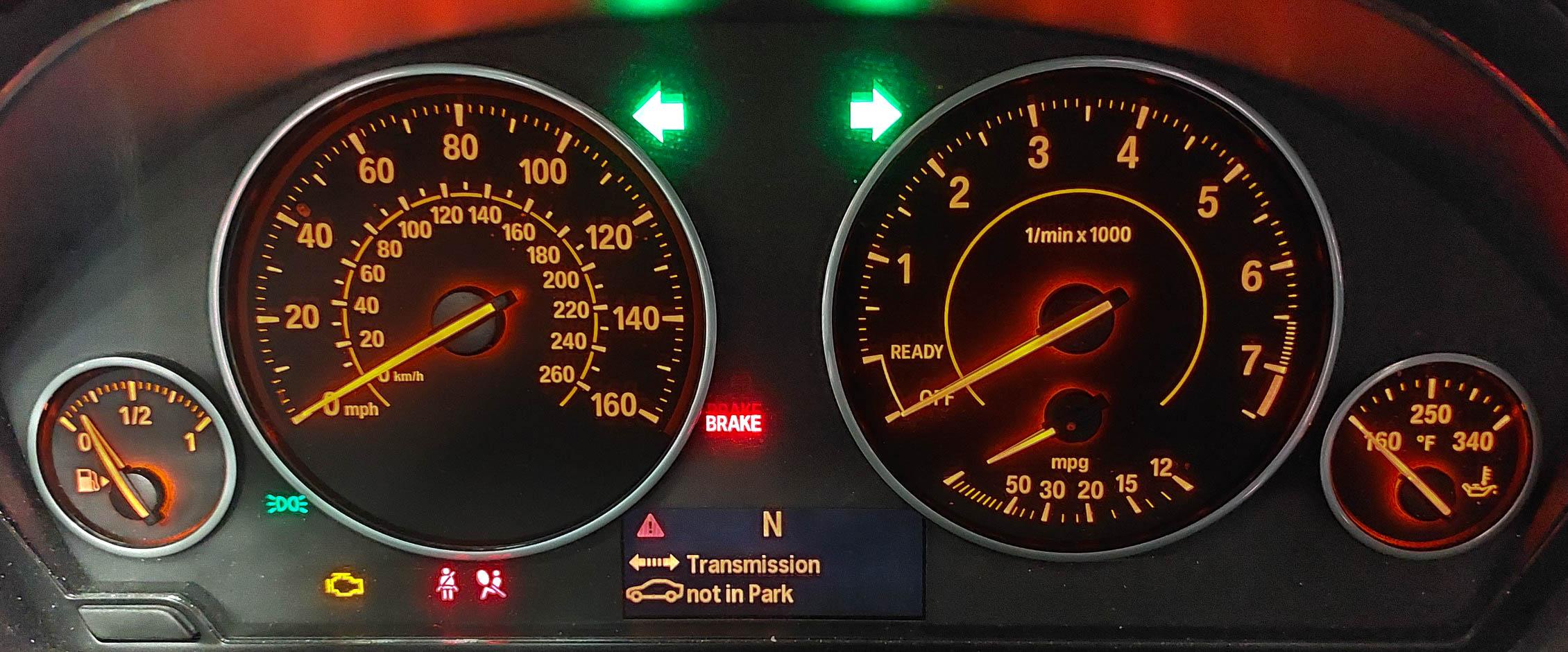 14-19 BMW 3 4 SERIES (F30 F31 F32 F33) SPEEDOMETER INSTRUMENT GAUGE CLUSTER 67k — exact item pictured