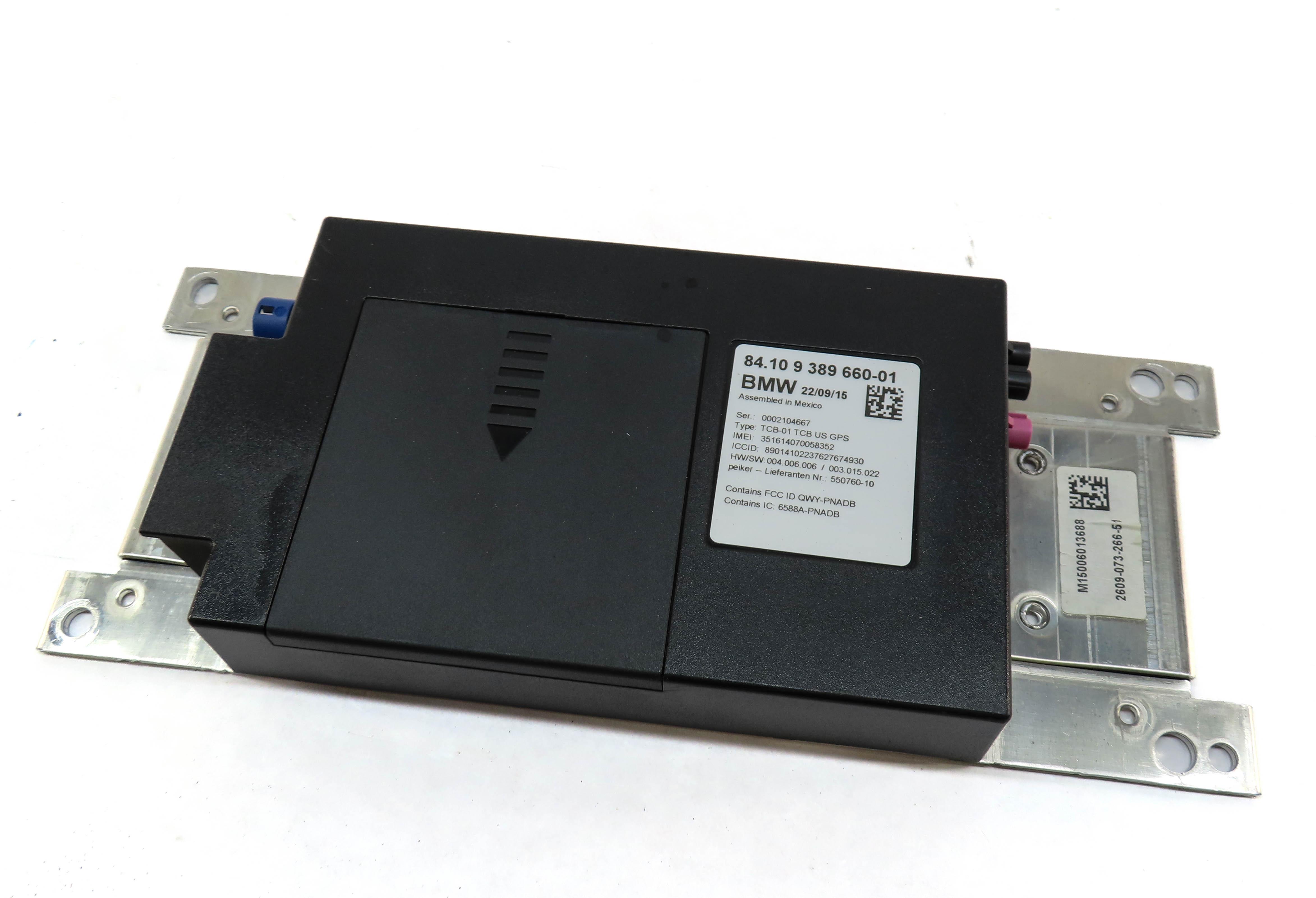 14-20 BMW 2 3 4 X3 X5 X6 (F15 F16 F22 F25 F30 F32 F86) BLUETOOTH CONTROL MODULE — exact item pictured