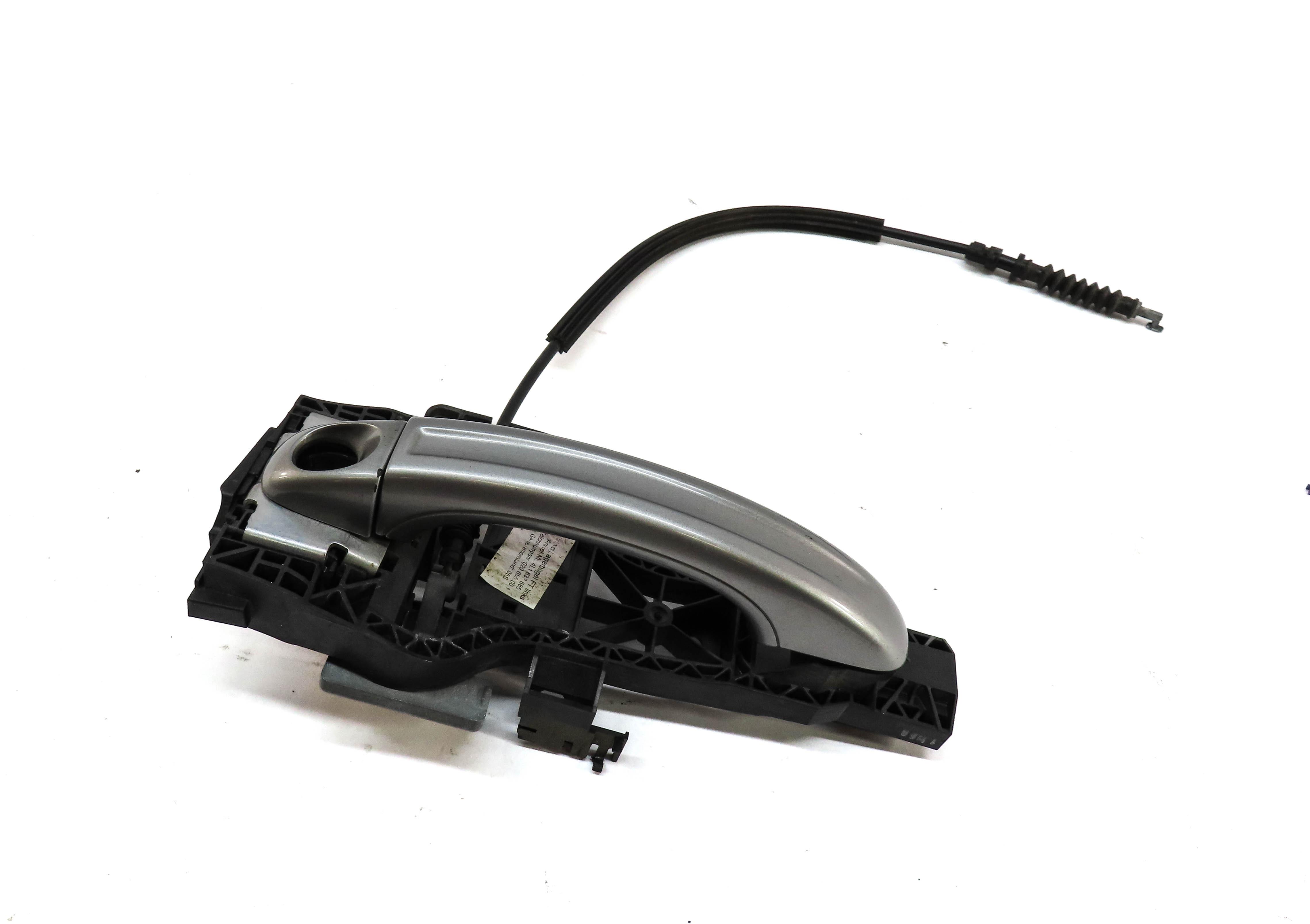 2007-2015 AUDI Q7 (4L) LEFT FRONT DRIVER KEYLESS EXTERIOR DOOR HANDLE (GRAY Q4) — exact item pictured