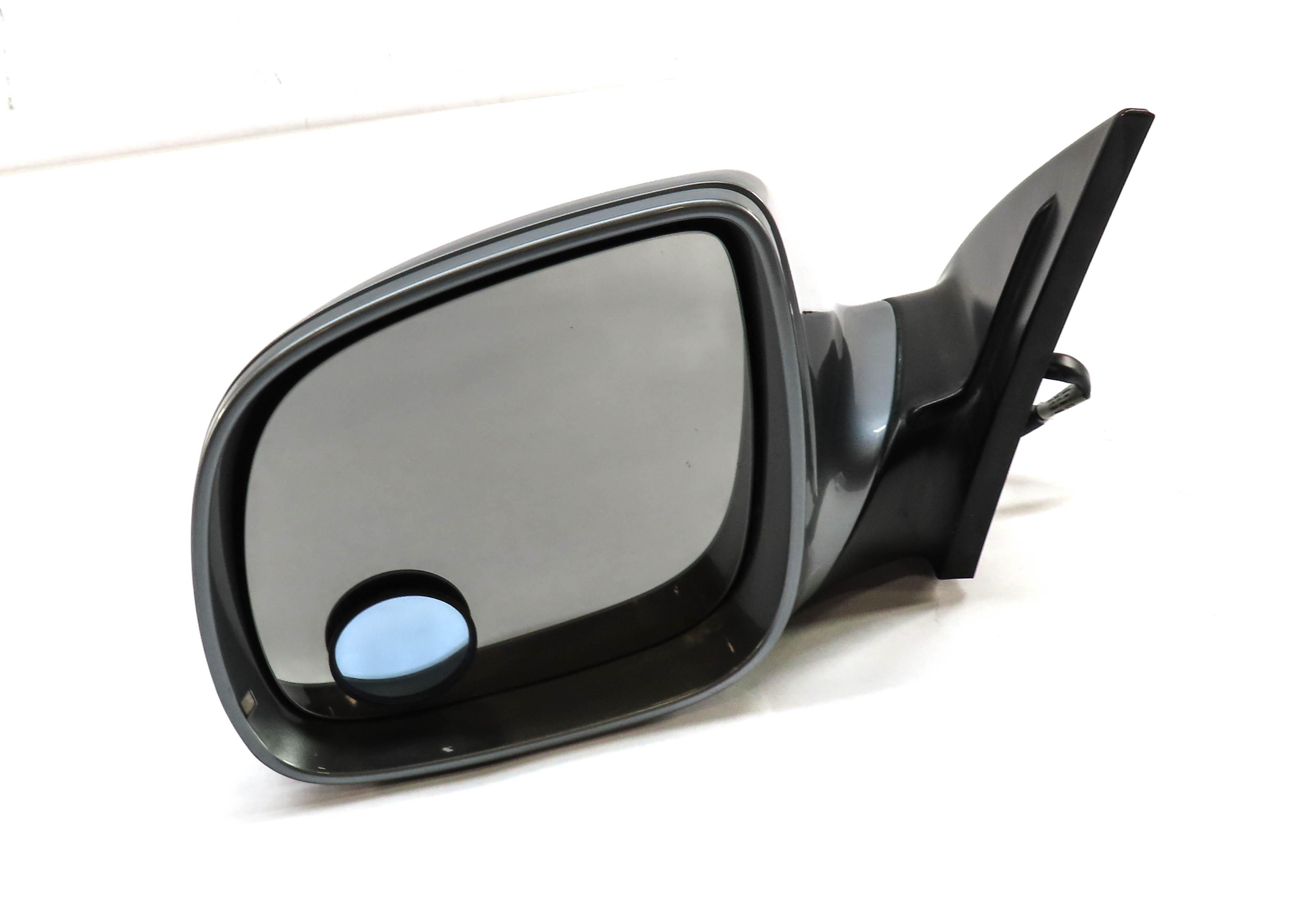 2007-2009 AUDI Q7 (4L) LEFT - HEATED MEMORY BLIND SPOT DOOR MIRROR (QUARTZ GRAY) — exact item pictured