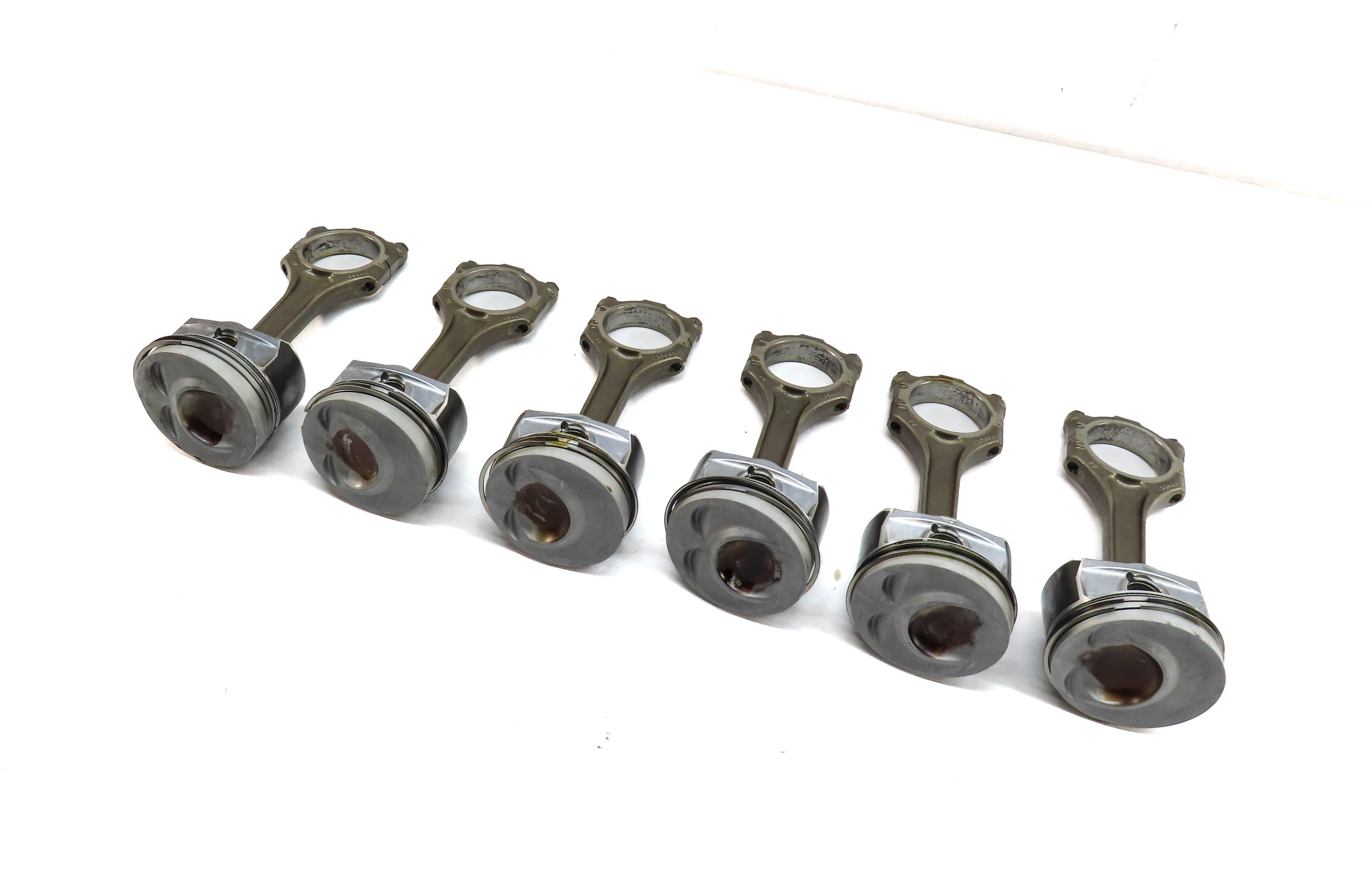 07-10 VW PASSAT TOUAREG / AUDI Q7 (4L) 3.6L BHK ENGINE PISTON w/ ROD SET — exact item pictured