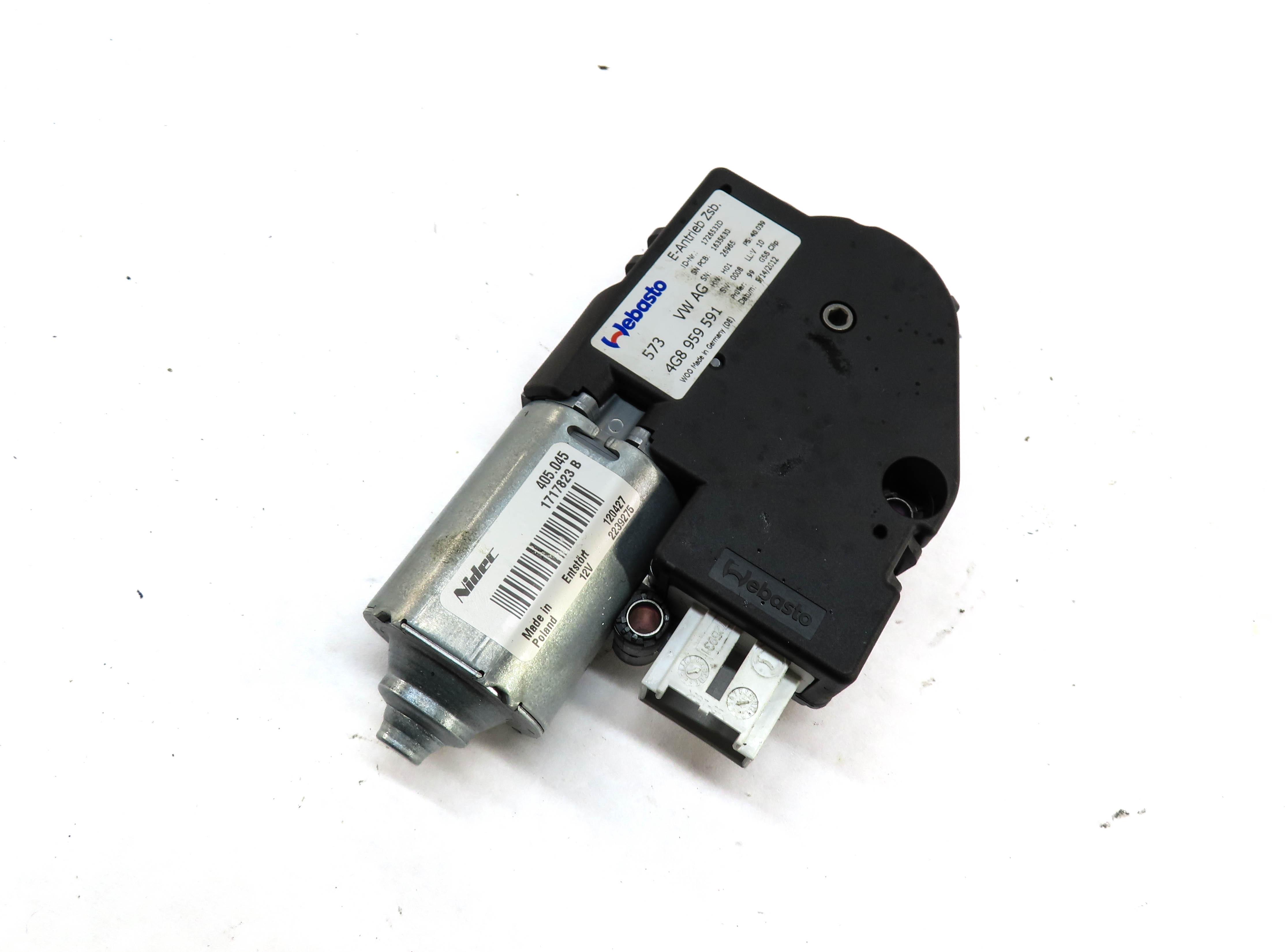 2012-2018 AUDI A6 A7 S6 S7 (C7 4G8) SUNROOF SUN ROOF WINDOW MOTOR — exact item pictured