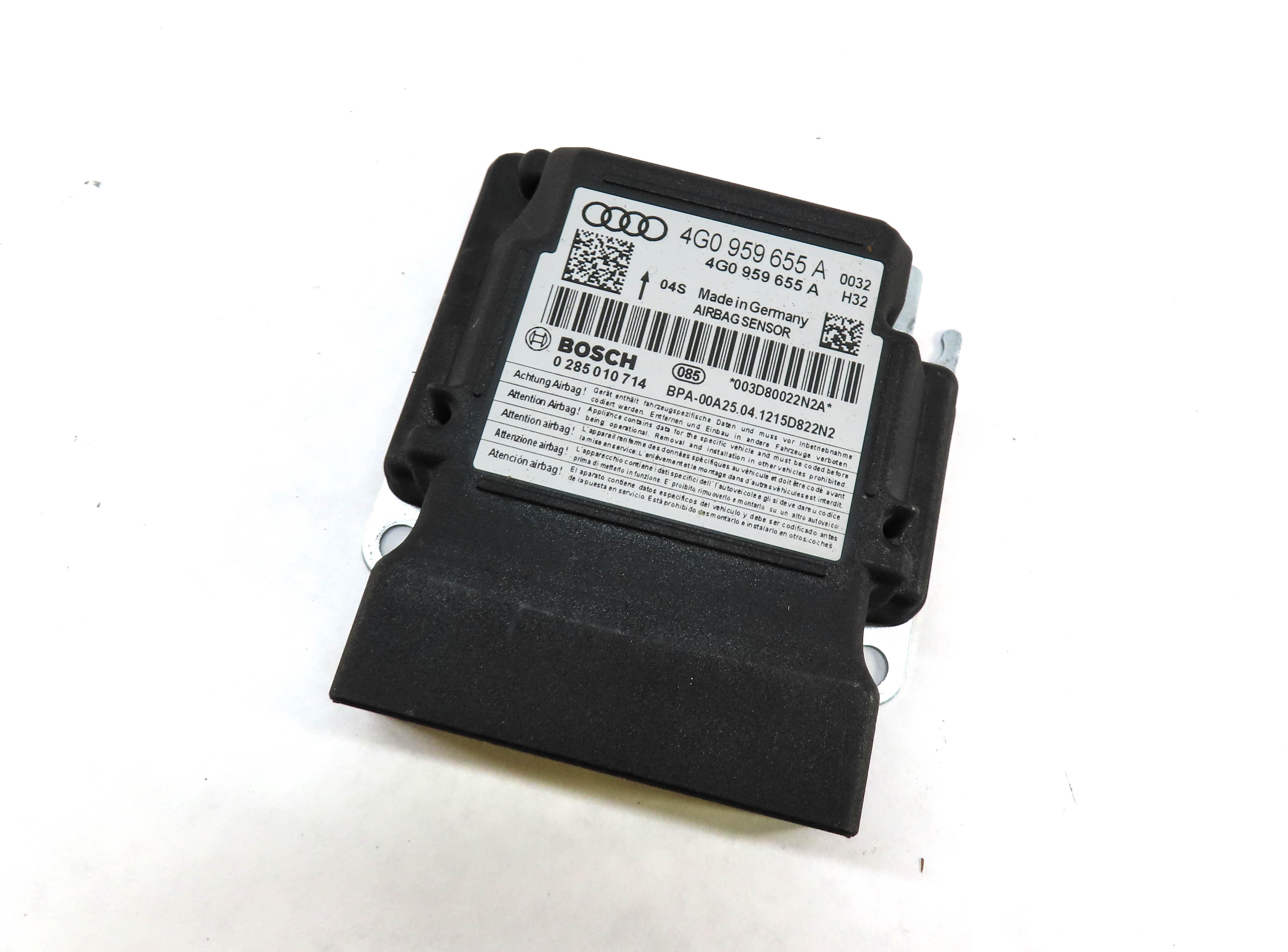 2012-2015 AUDI A6 A7 S6 S7 RS7 (C7 4G8) SRS BAG CONTROL MODULE — exact item pictured