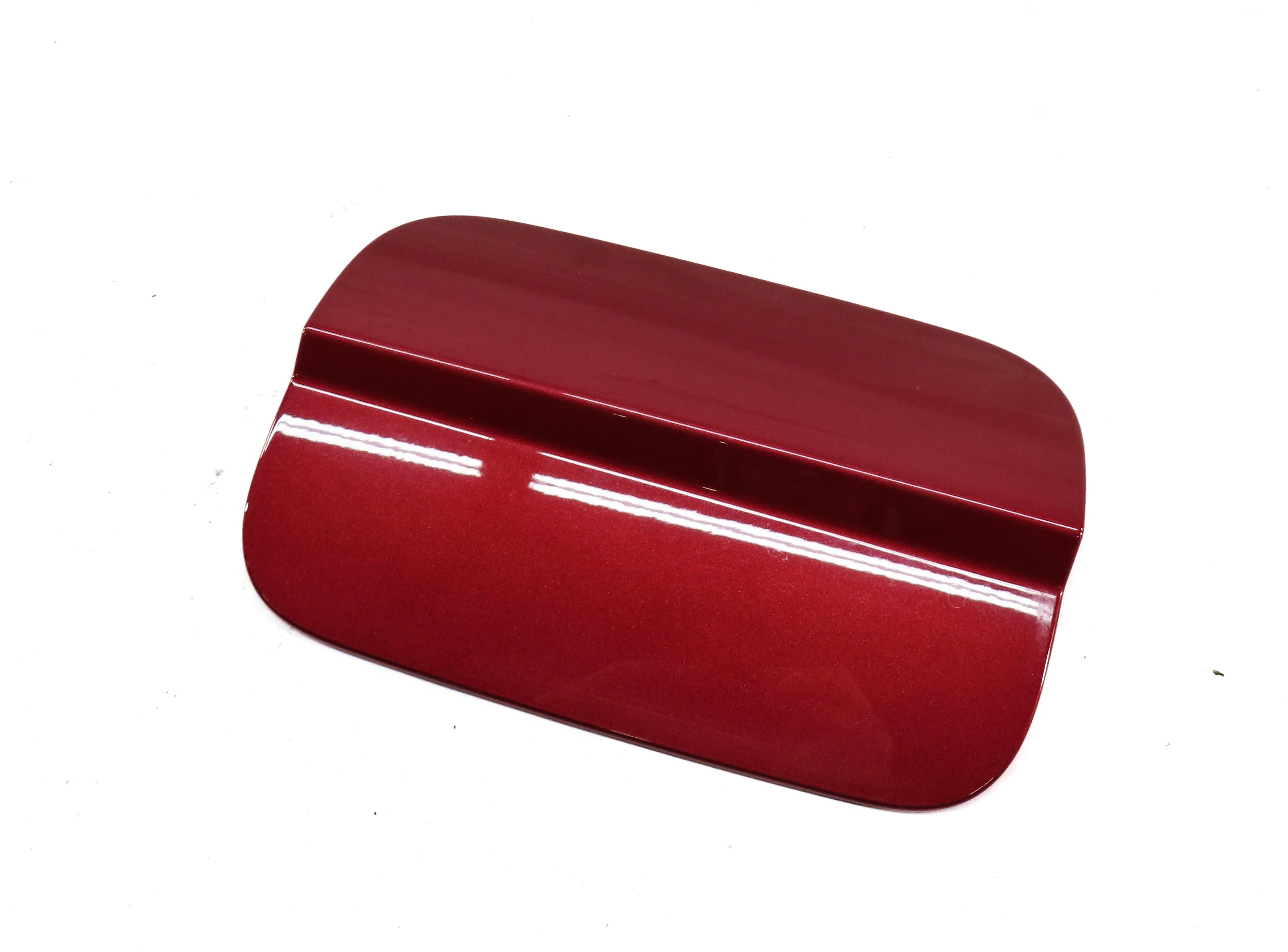 2012-2018 AUDI A6 S6 (C7) FUEL TANK DOOR LID COVER TRIM w/ HOUSING (GARNET RED) — exact item pictured