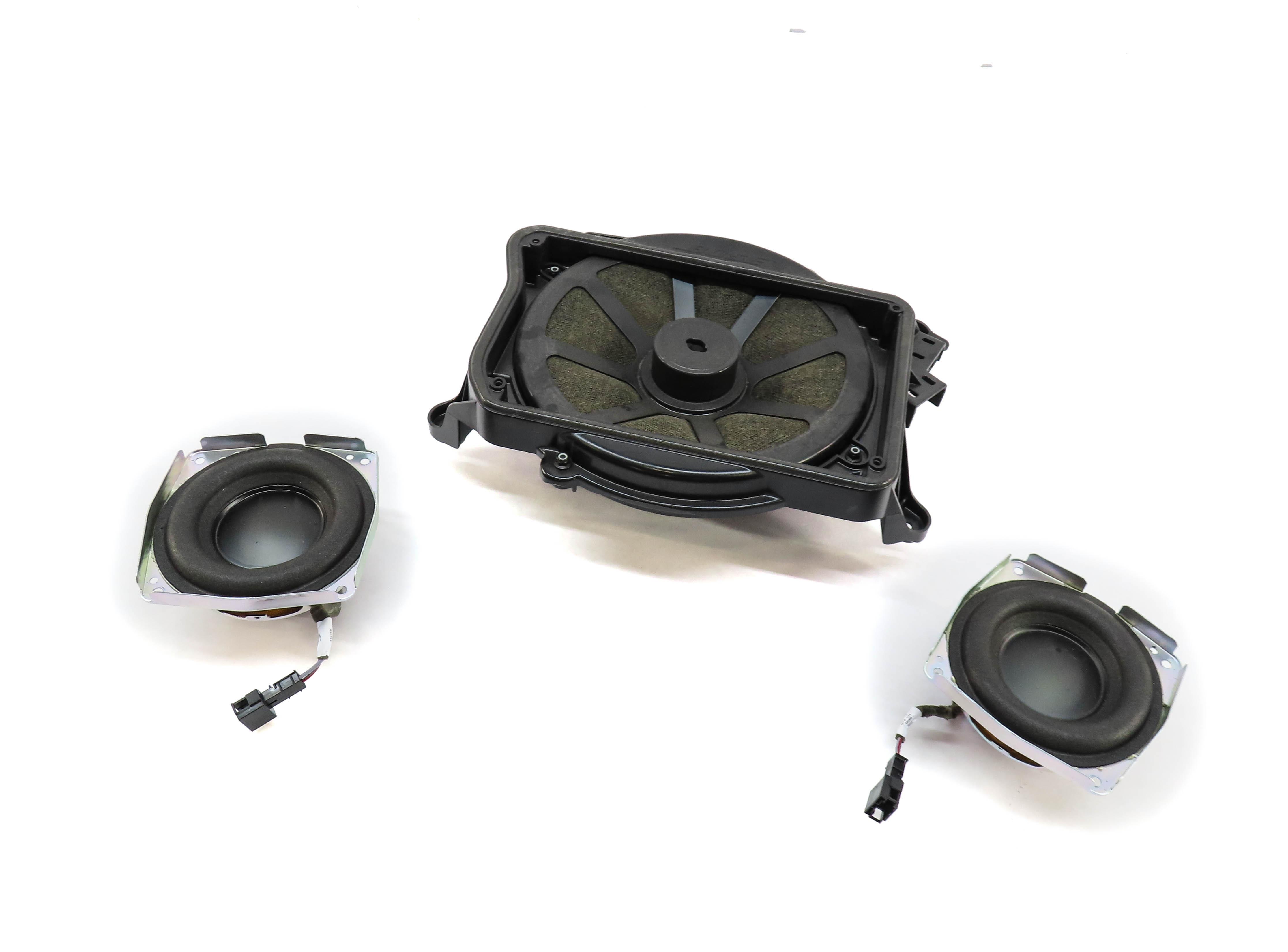 2012 AUDI A6 (C7) BOSE AUDIO SUB SUBWOOFER DOOR SPEAKER SET-3 — exact item pictured
