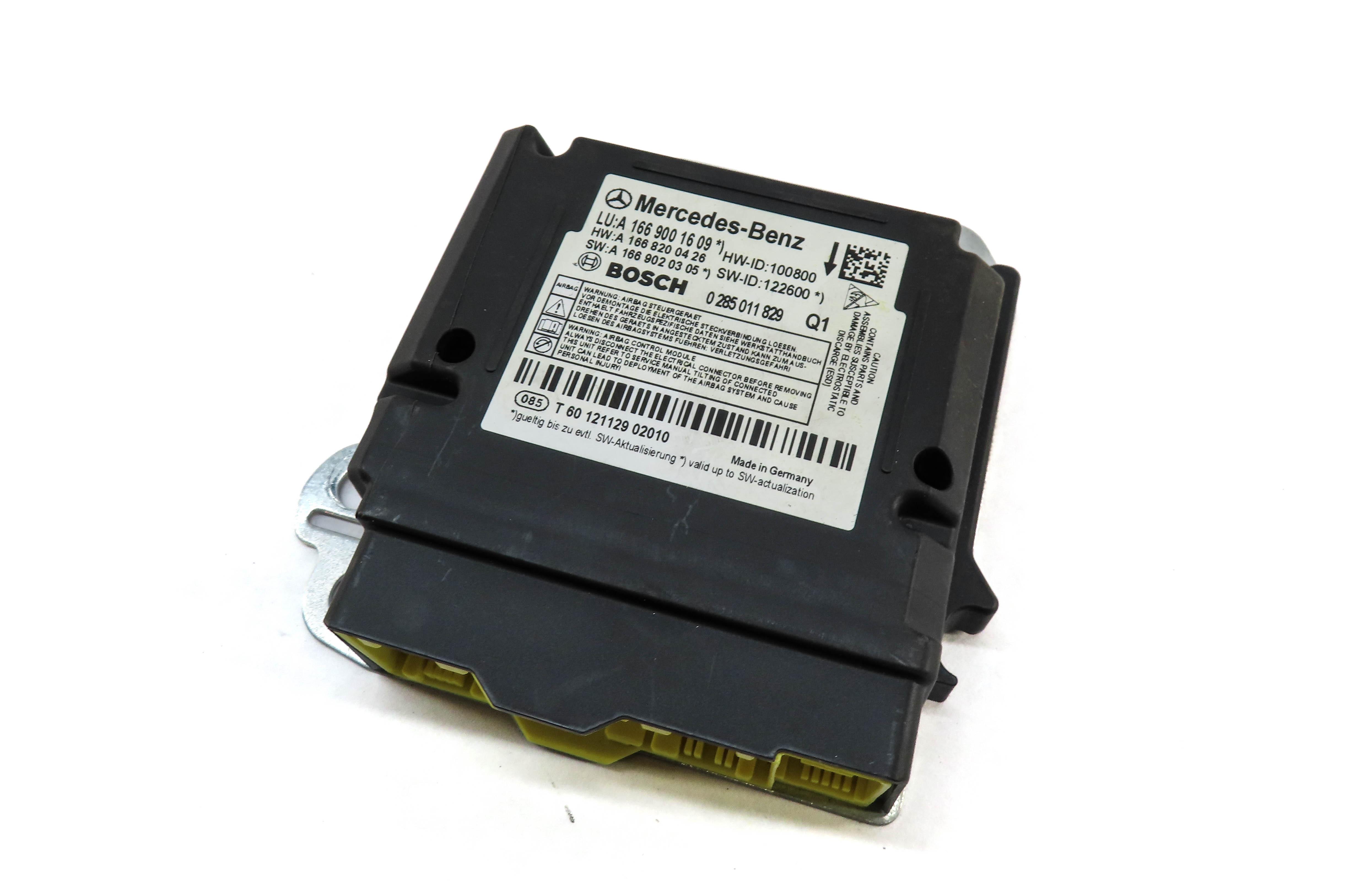 2013-2015 MERCEDES G GL ML CLASS (W166 X166 X463) SRS BAG CONTROL MODULE — exact item pictured