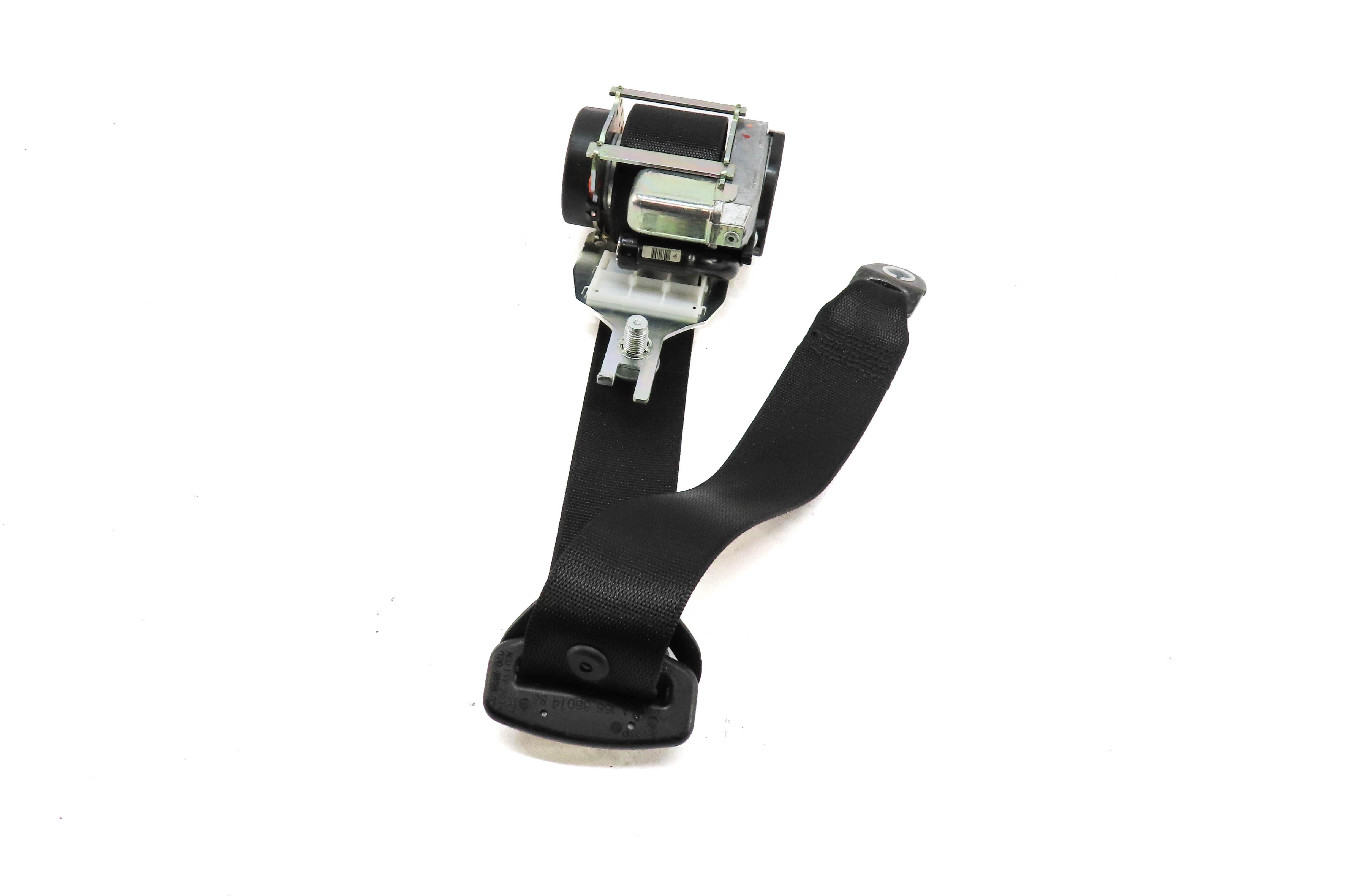 2013 MERCEDES GL450 (X166) REAR 2nd ROW SEAT RIGHT SEATBELT RETRACTOR (BLACK) — exact item pictured
