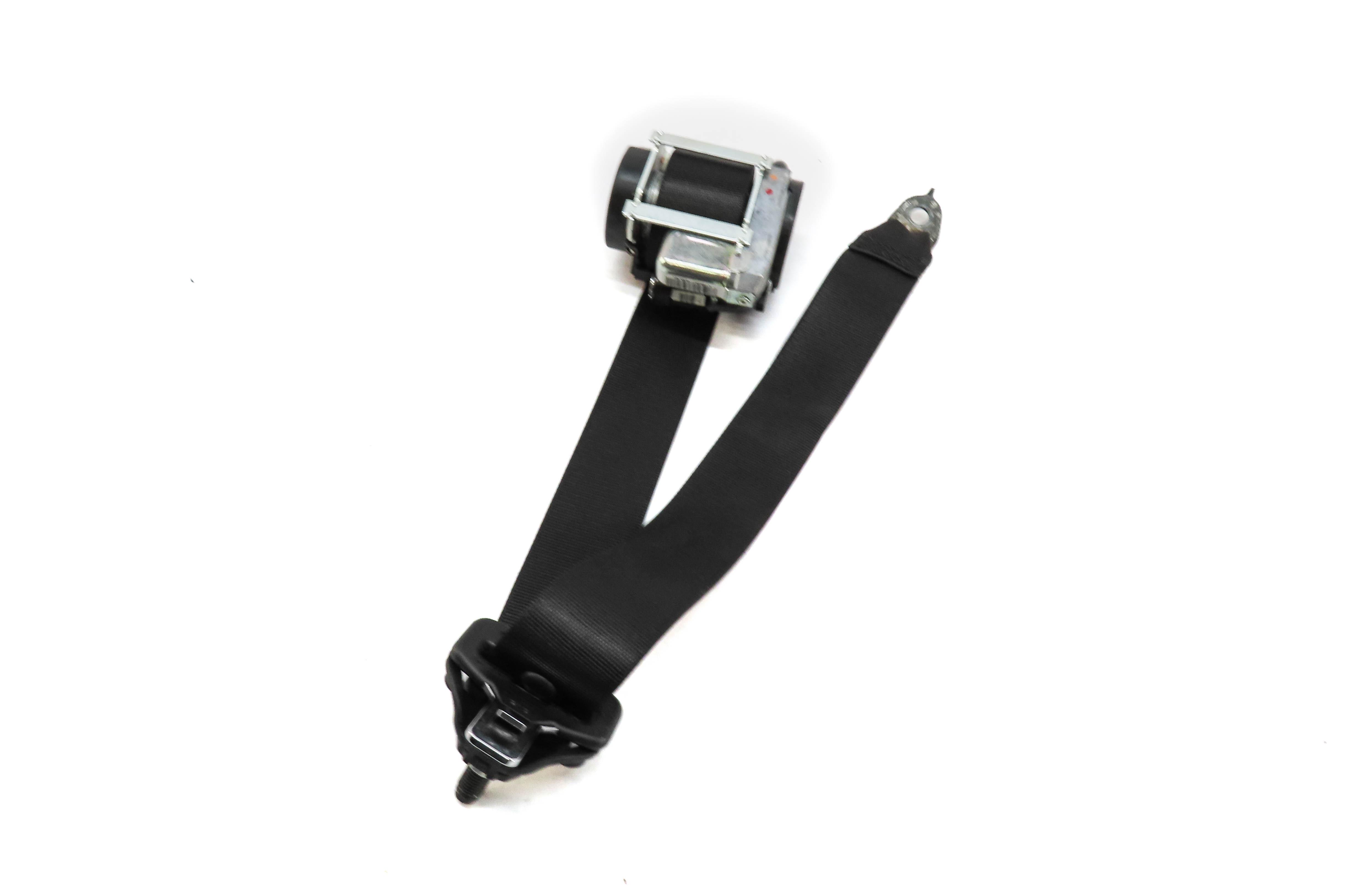 2013 MERCEDES GL450 (X166) REAR 3rd ROW SEAT LEFT SEATBELT RETRACTOR (BLACK) — exact item pictured