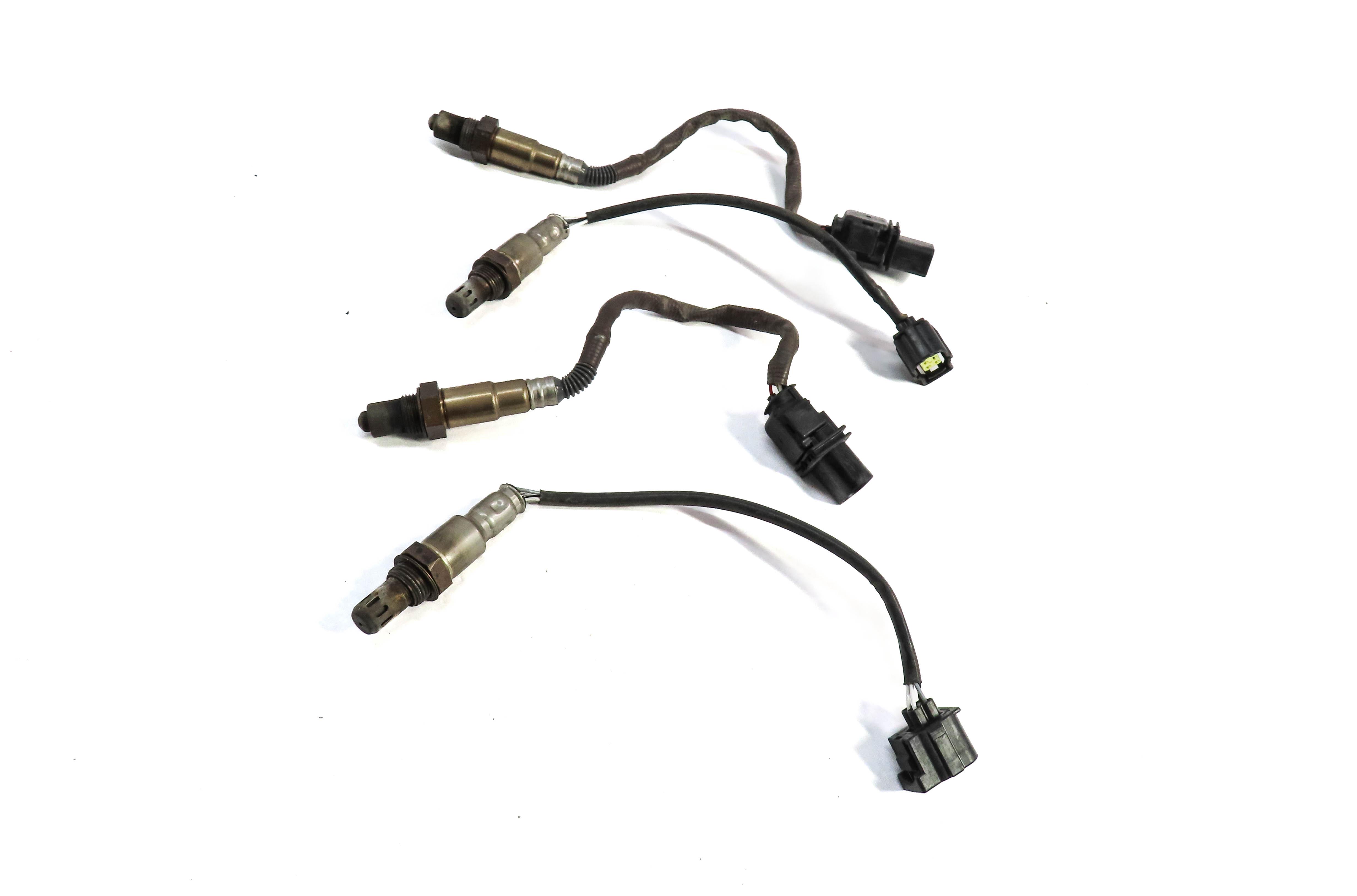 2013 MERCEDES GL450 (X166) 4.6L M278 ENGINE PRE POST CAT O2 OXYGEN SENSOR SET — exact item pictured