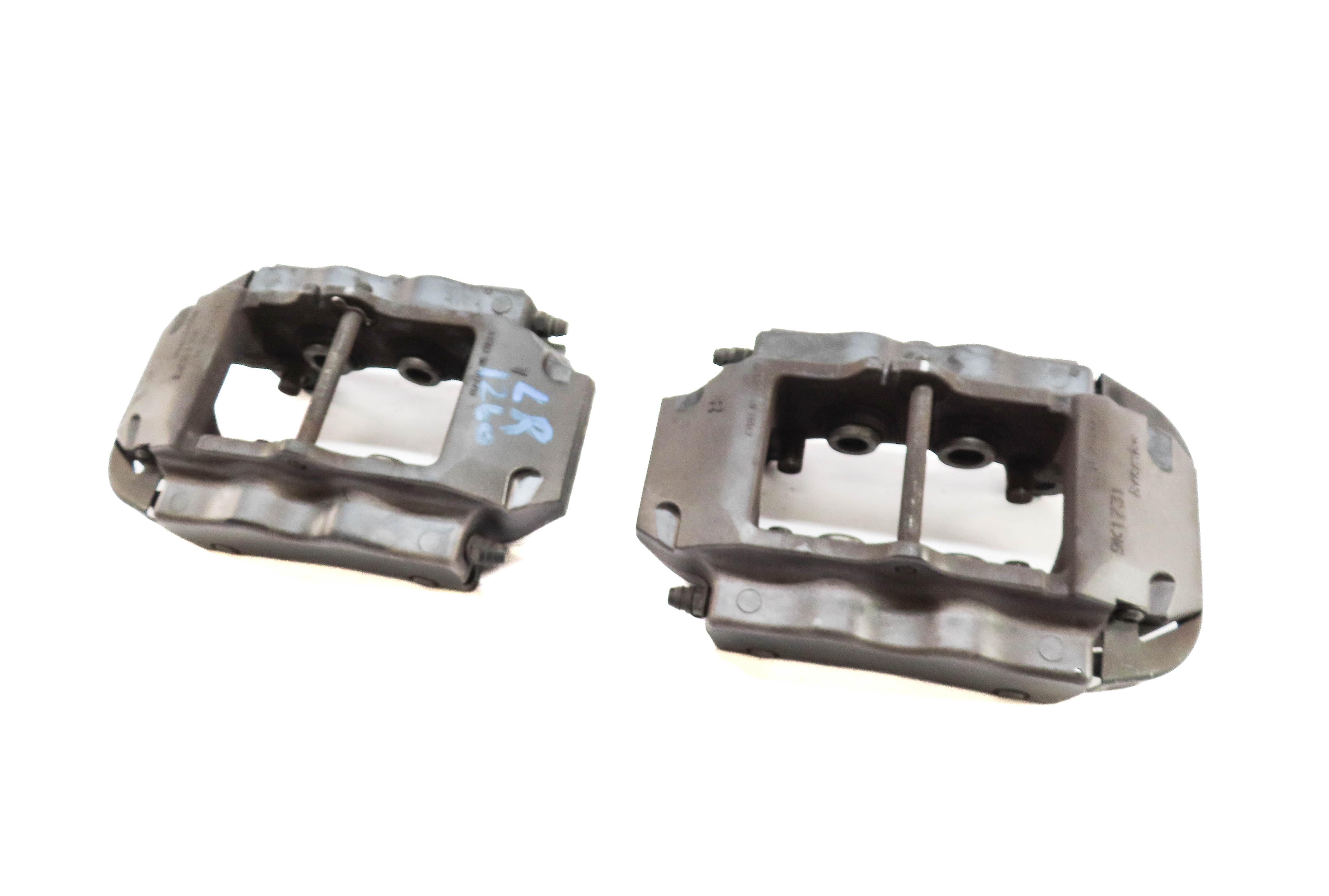 04-15 VW TOUAREG AUDI Q7 (4L) REAR LEFT & RIGHT DISC BRAKE CALIPER SET-2 BREMBO — exact item pictured