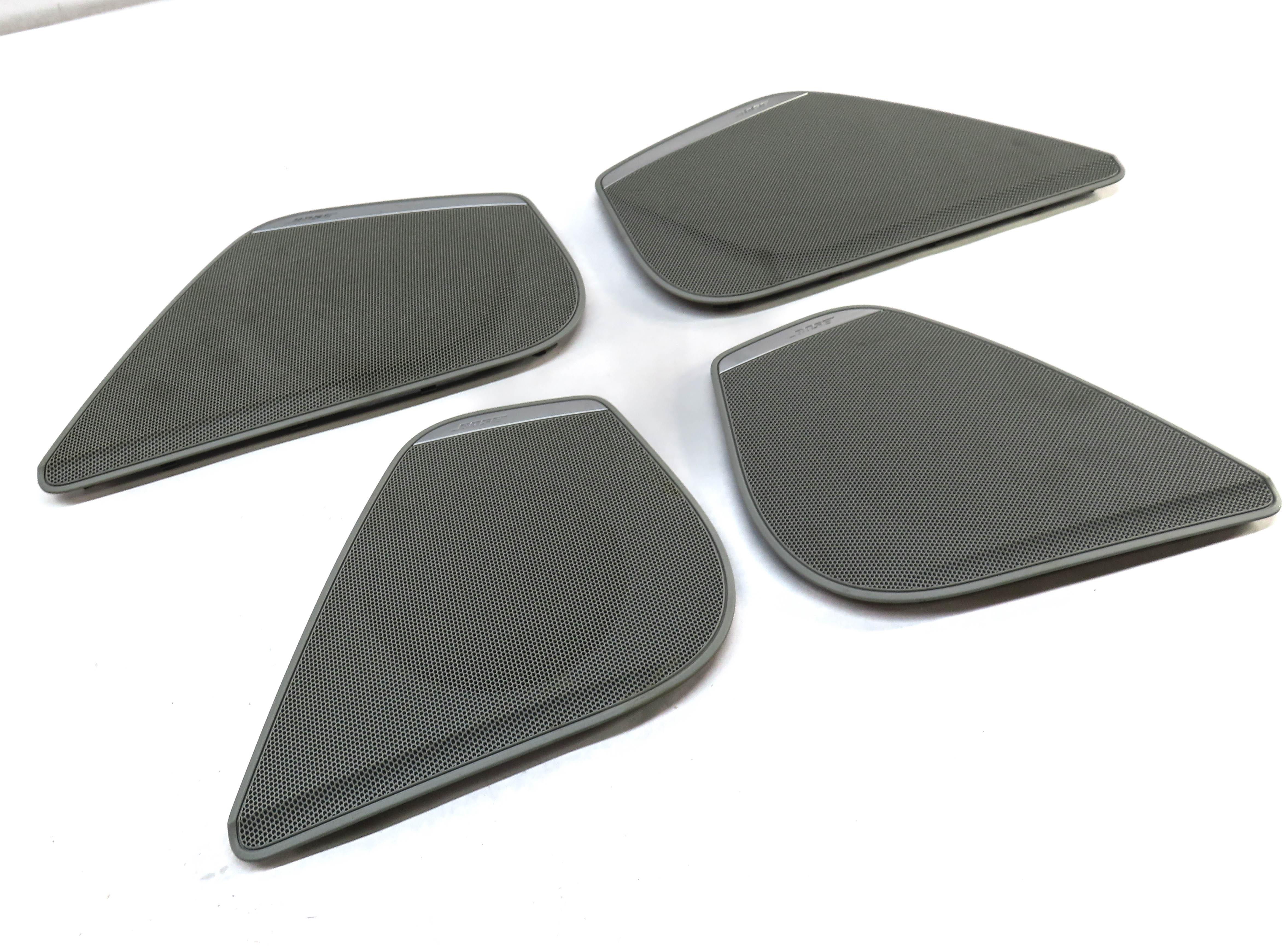 2012 AUDI A6 (C7) FRONT & REAR DOOR BOSE AUDIO SPEAKER GRILLE TRIM SET — exact item pictured
