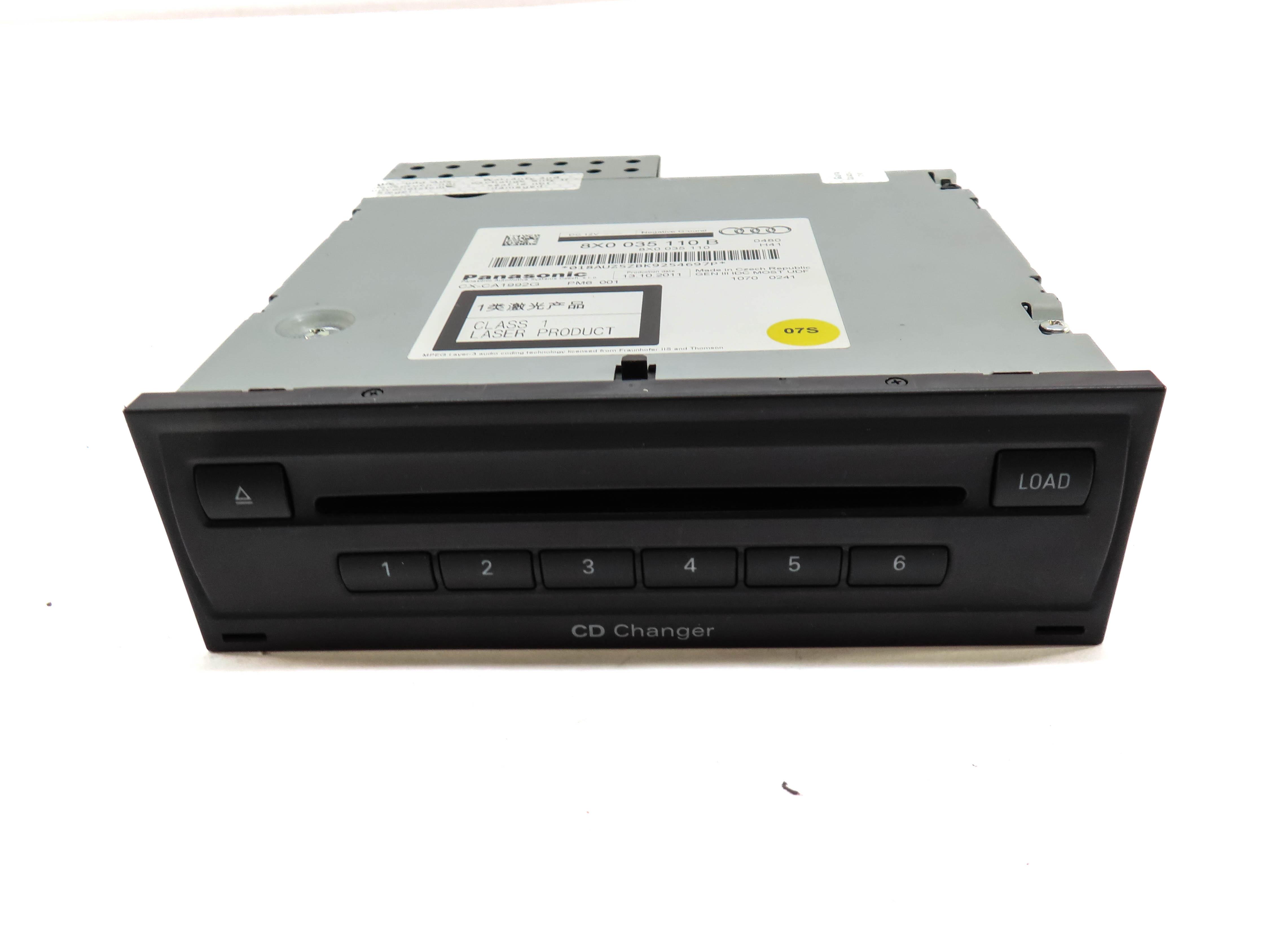 2012-2017 AUDI A5 S5 RS5 A7 S7 Q5 SQ5 (B8 8R C7 F5 4G8) STEREO 6-DISC CD CHANGER — exact item pictured