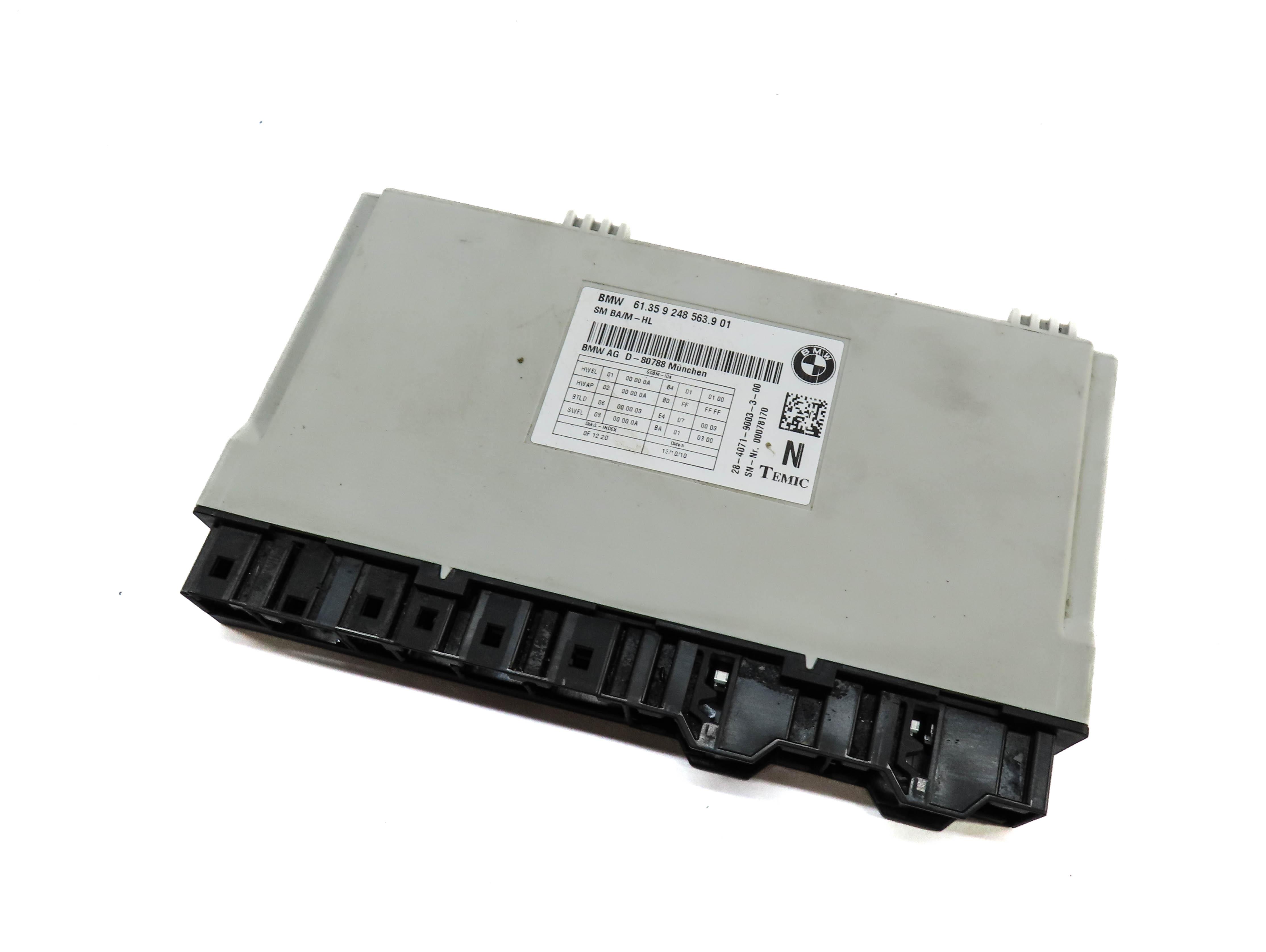 12-19 BMW 328i 335i 535i 550i 750i M5 M6 X3 X4 - RIGHT FRONT SEAT CONTROL MODULE — exact item pictured