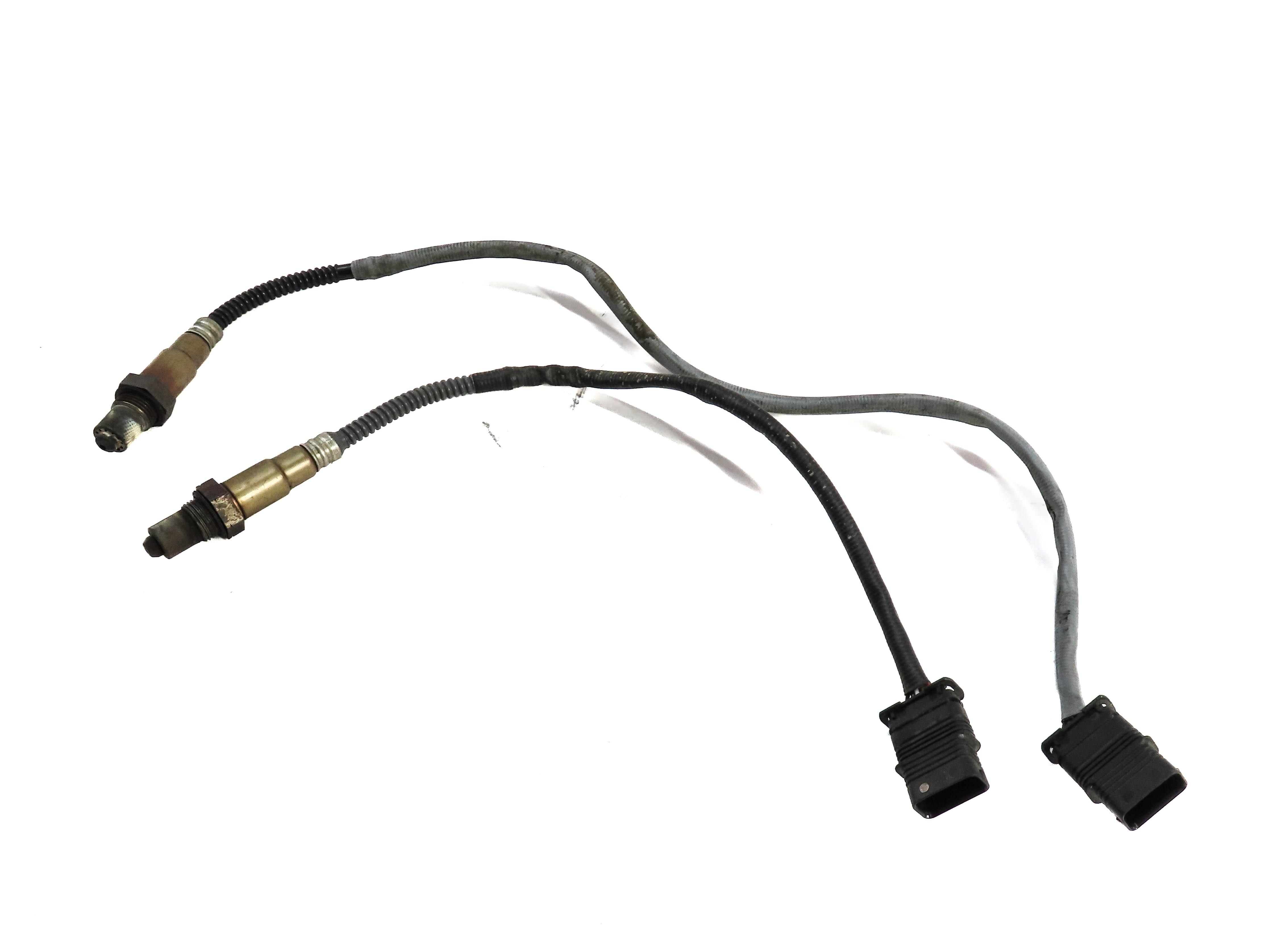 2011 BMW 535i (F10) 3.0L N55 TURBO PRE POST O2 OXYGEN LAMBDA PROBE SENSOR SET-2 — exact item pictured