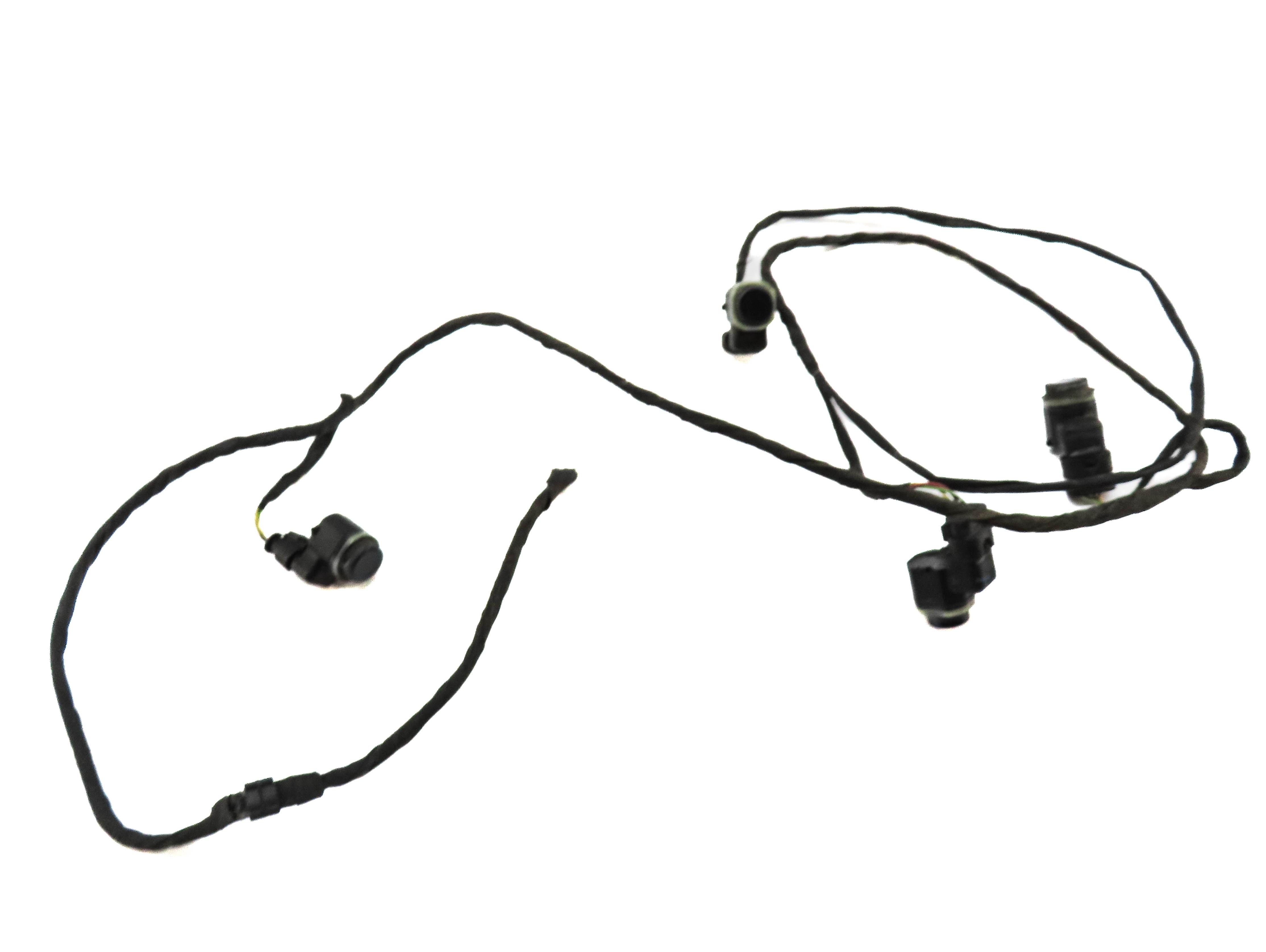 2011 BMW 535i (F10) REAR PDC PARK DISTANCE SENSOR SET w/ HARNESS (IMPERIAL BLUE) — exact item pictured