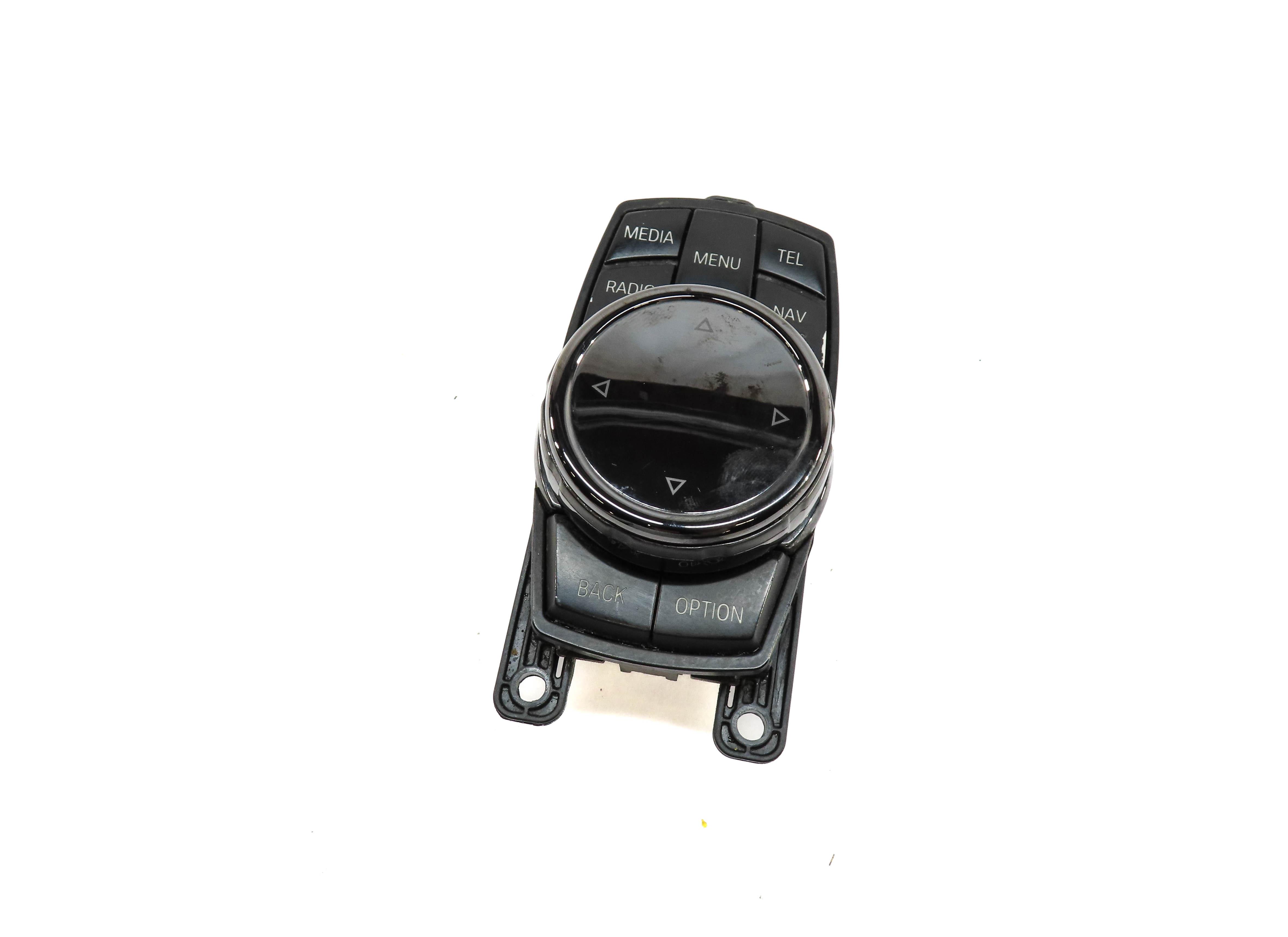 2015 BMW 750Li (F01) iDRIVE MEDIA CONTROL KNOB (CERAMIC FINISH) (4 PIN PLUG) — exact item pictured