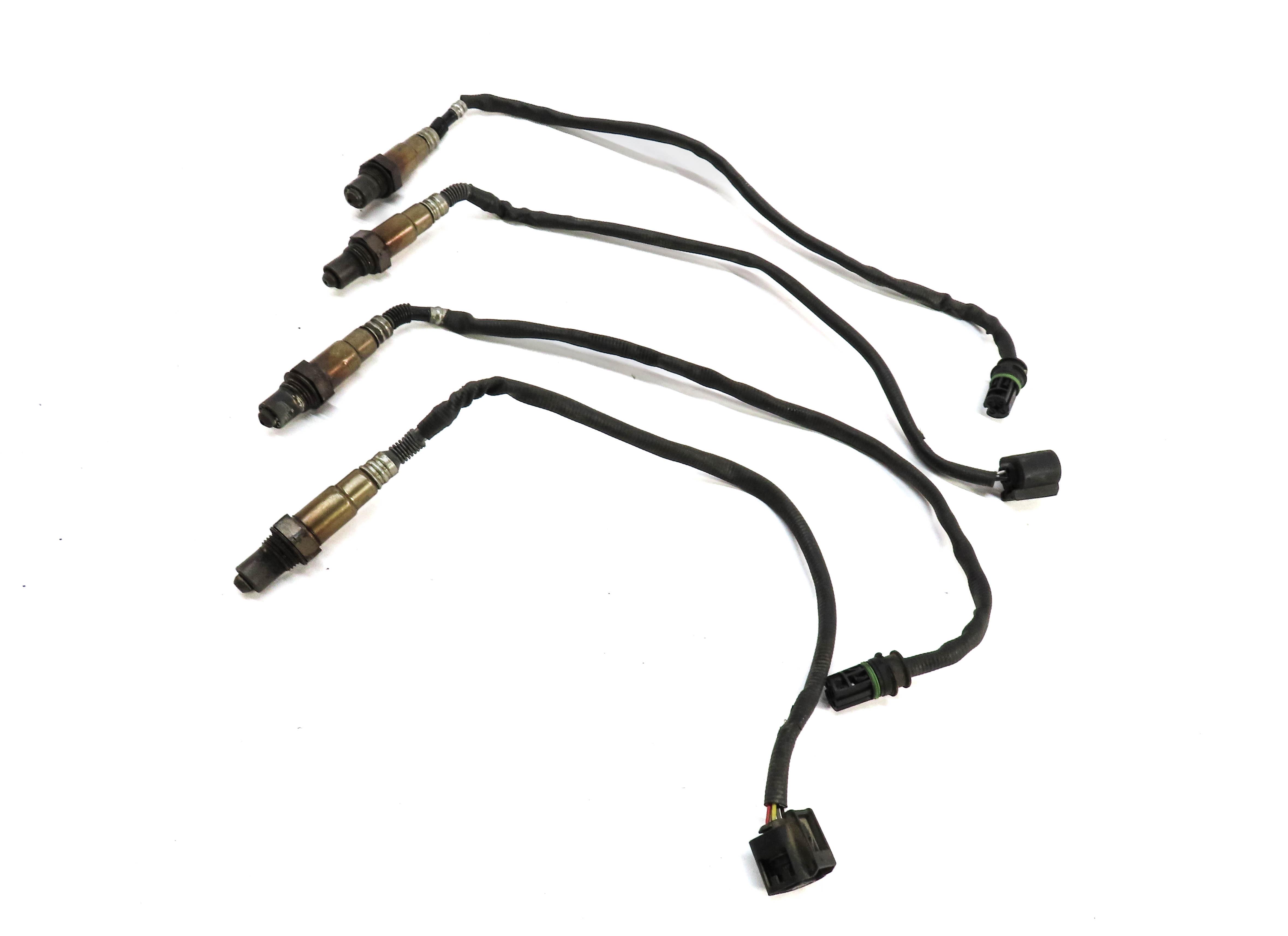 2015 BMW 750Li (F01) 4.4L (N63) ENGINE O2 FRONT REAR OXYGEN SENSOR SET OF 4 — exact item pictured