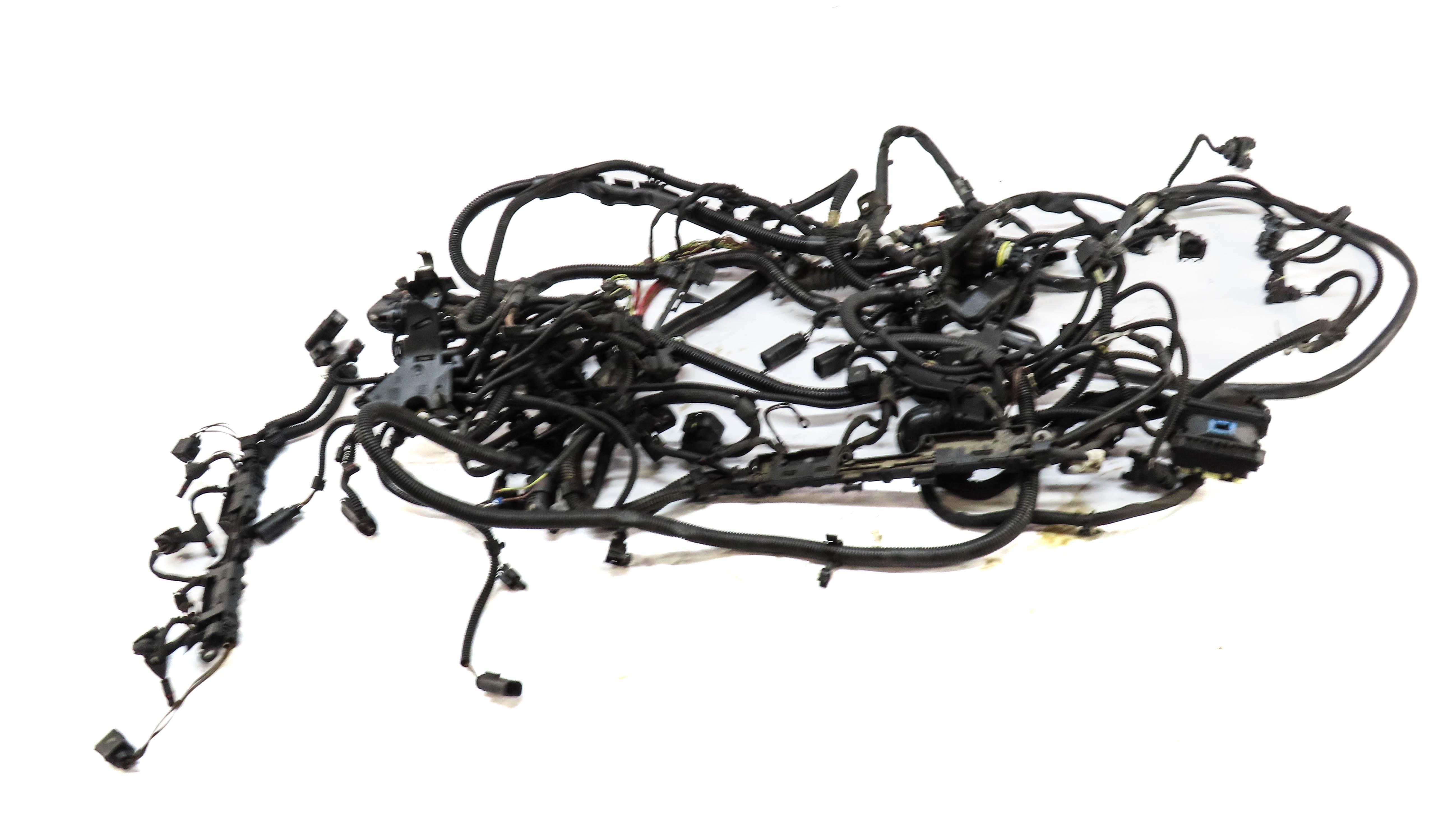 2015 BMW 750Li (F01) 4.4L (N63) ENGINE WIRING WIRE HARNESS LOOM — exact item pictured