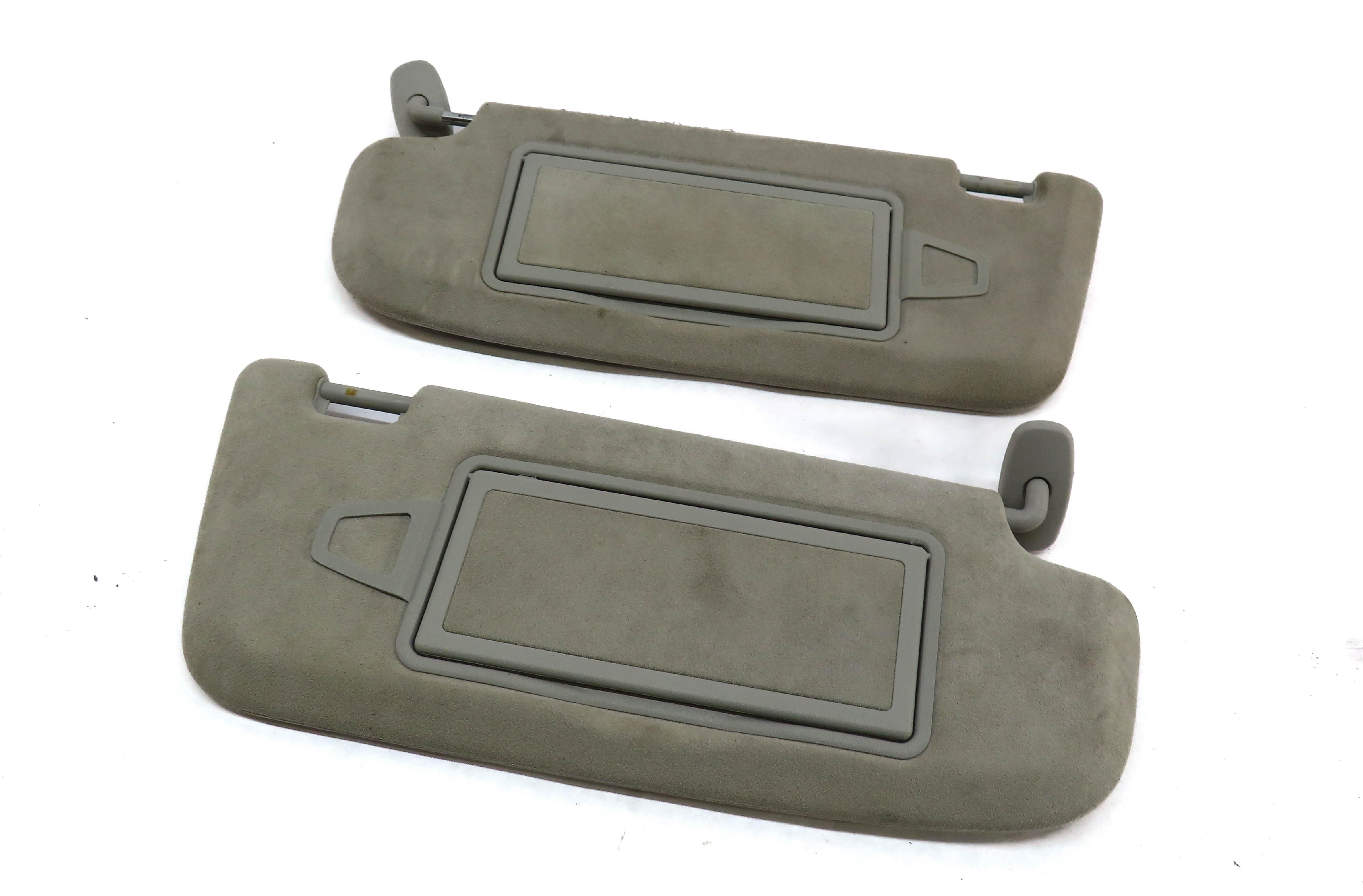 07-14 CL550 CL600 S400 S450 S550 S600 W216 S221 SUN VISOR LEFT RIGHT SET (GRAY) — exact item pictured