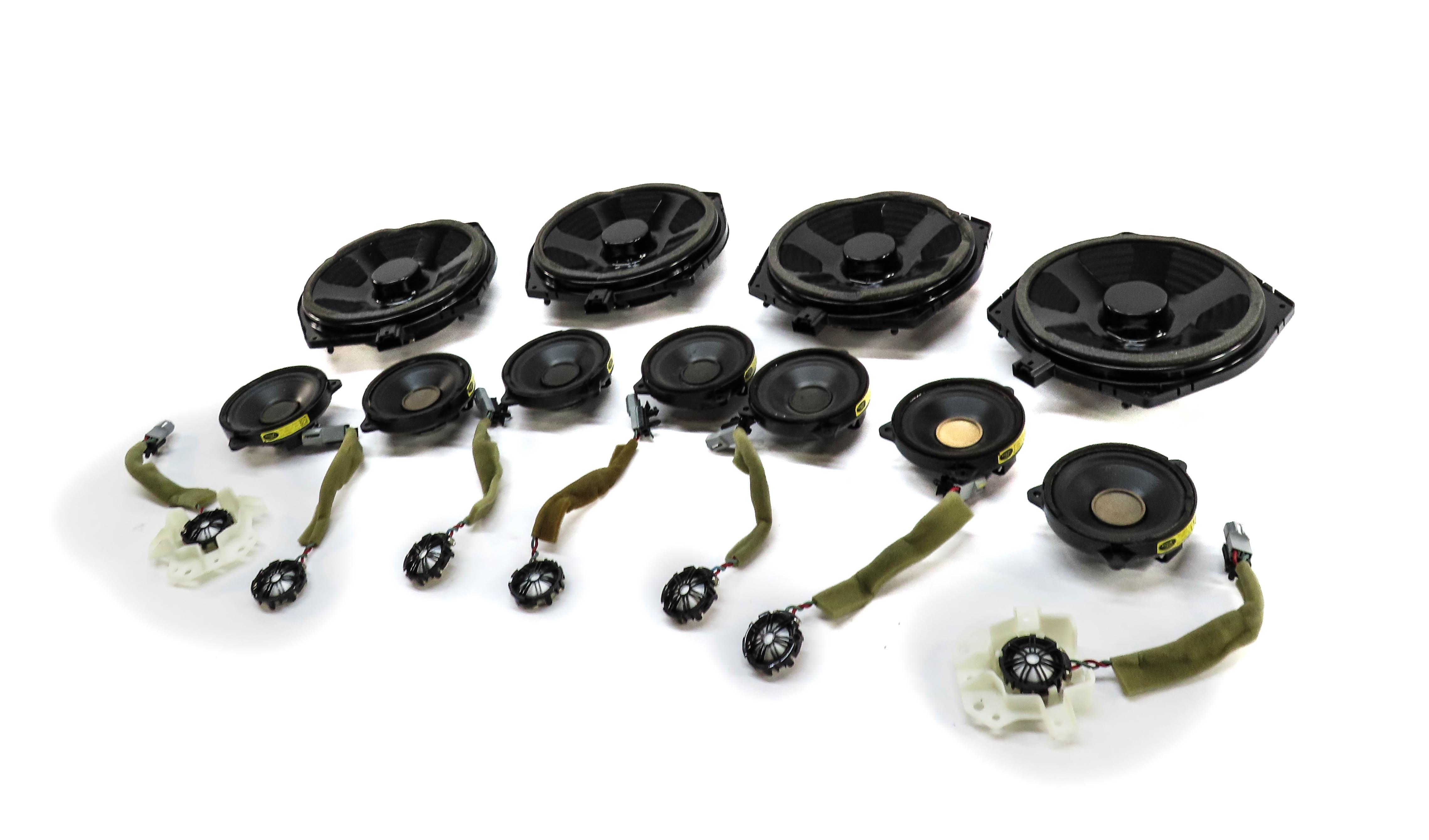 2015 RANGE ROVER (L405) 1280w RADIO STEREO SUB WOOFER MID TWEETER SPEAKER SET-18 — exact item pictured