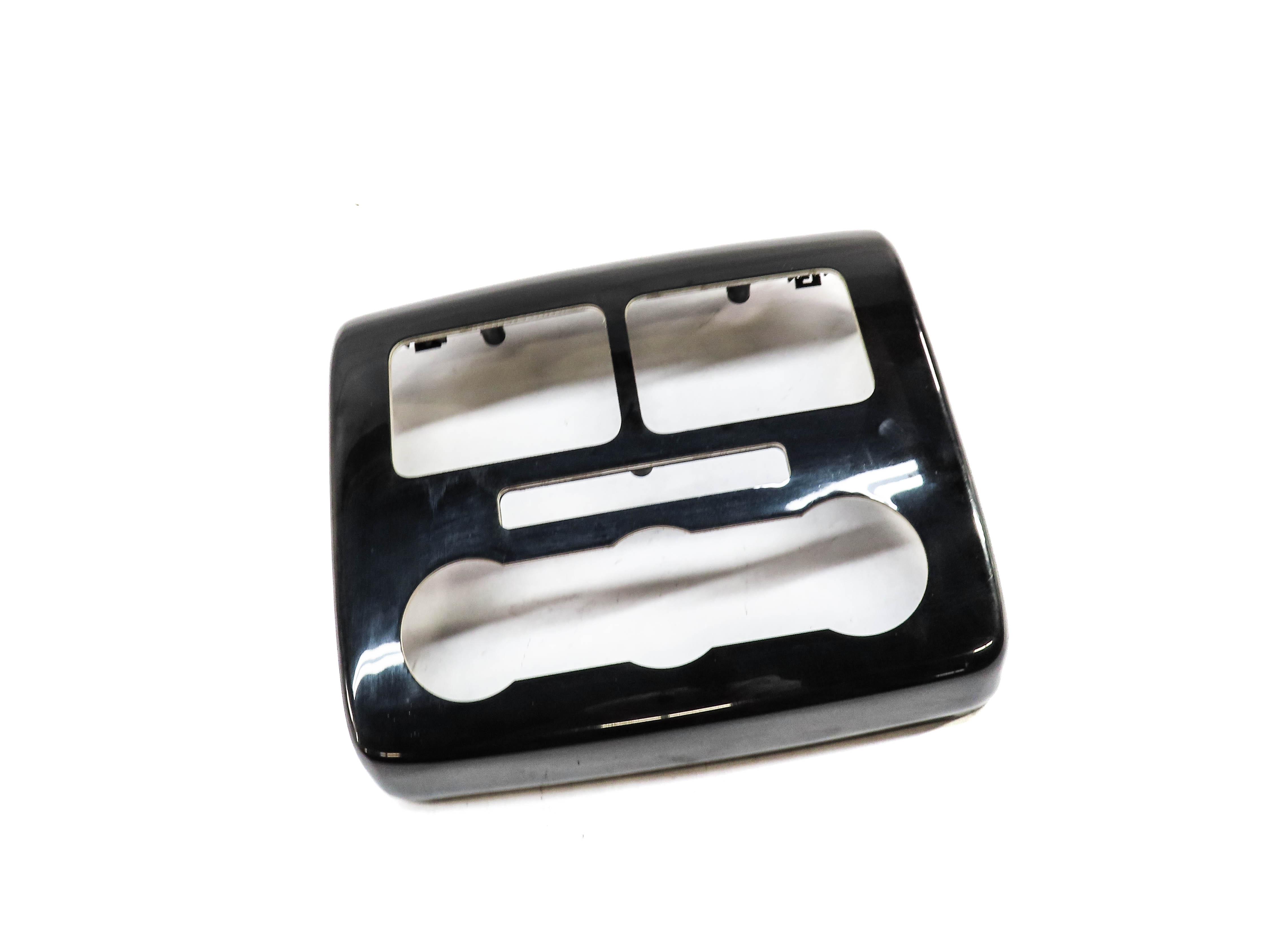2015 RANGE ROVER (L405) REAR CENTER CONSOLE HEATER CONTROL TRIM (GRAND BLACK) — exact item pictured