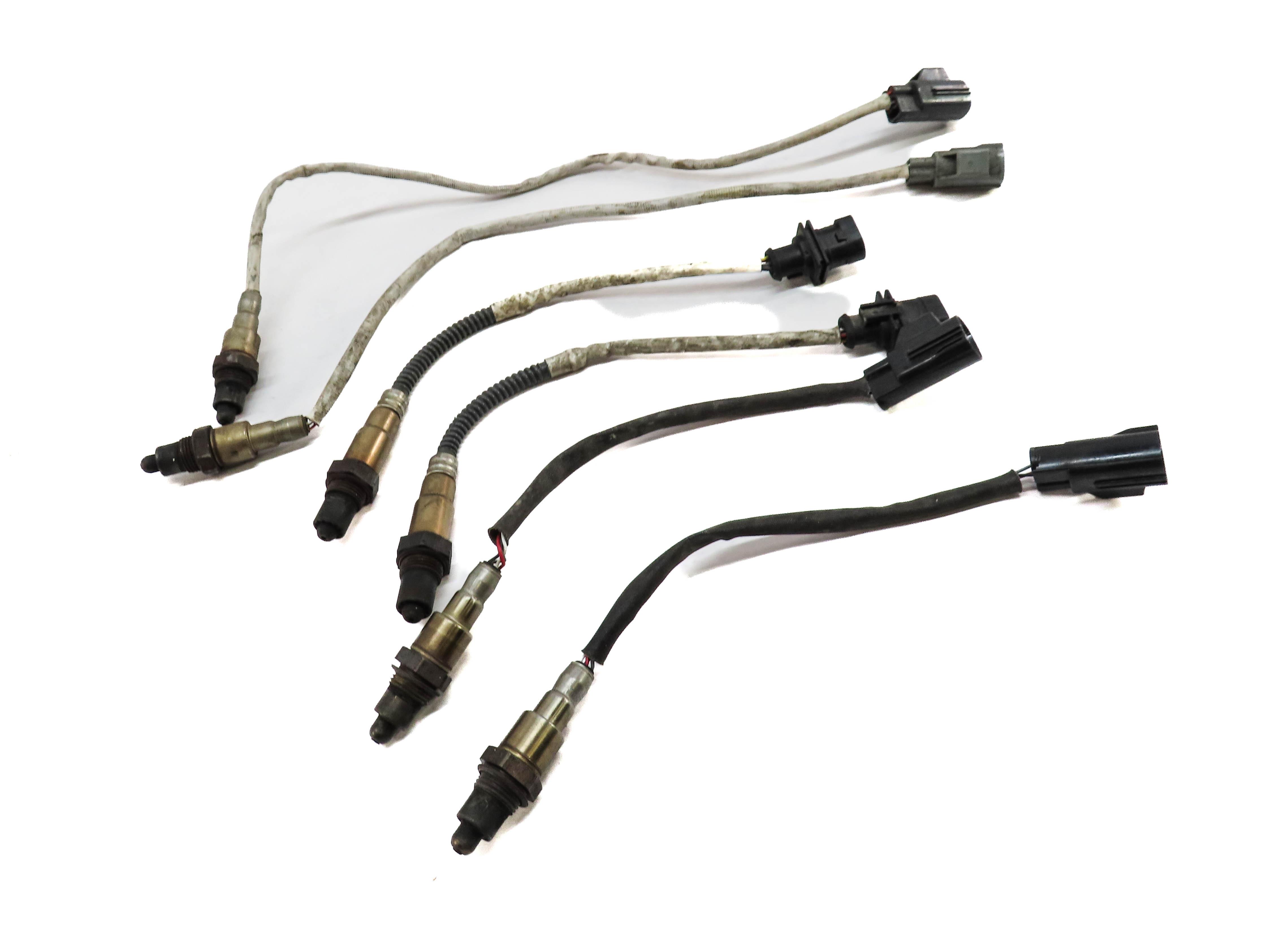 2015 RANGE ROVER (L405) 5.0L SUPERCHARGED PRE POST CAT O2 OXYGEN SENSOR SET-4 — exact item pictured