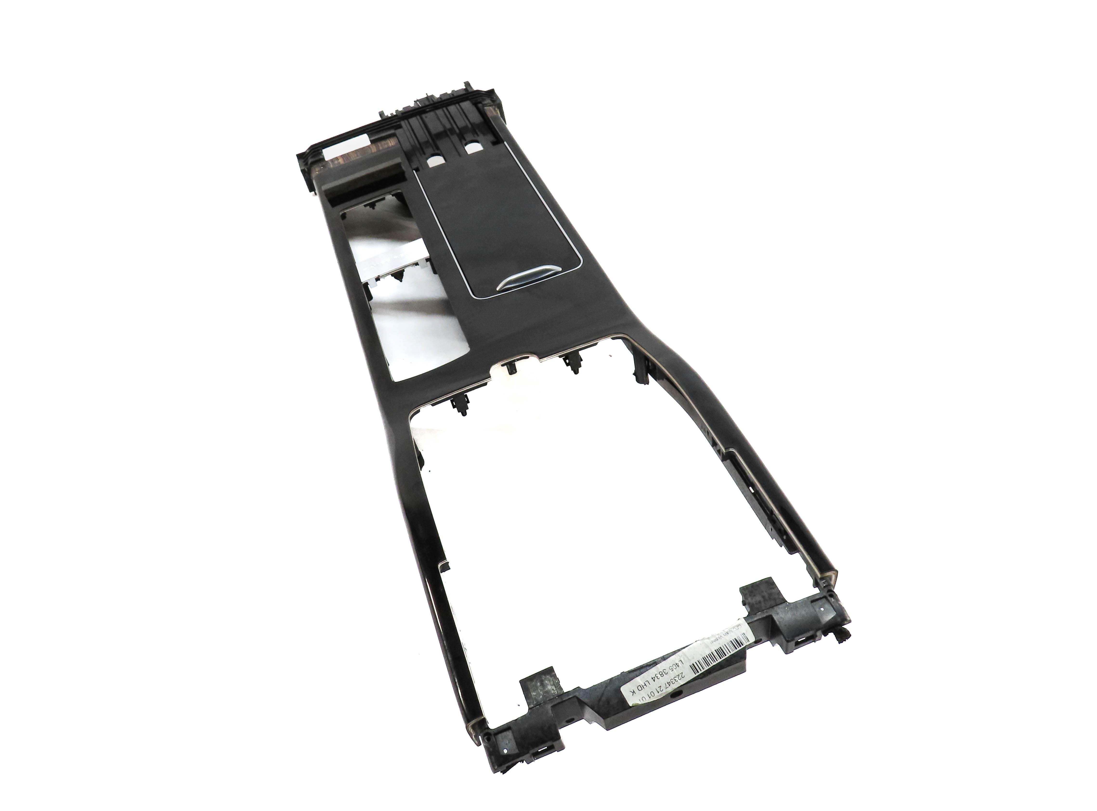 2015 RANGE ROVER (L405) FRONT CENTER CONSOLE WOOD TRIM PANEL (GRAND BLACK) — exact item pictured