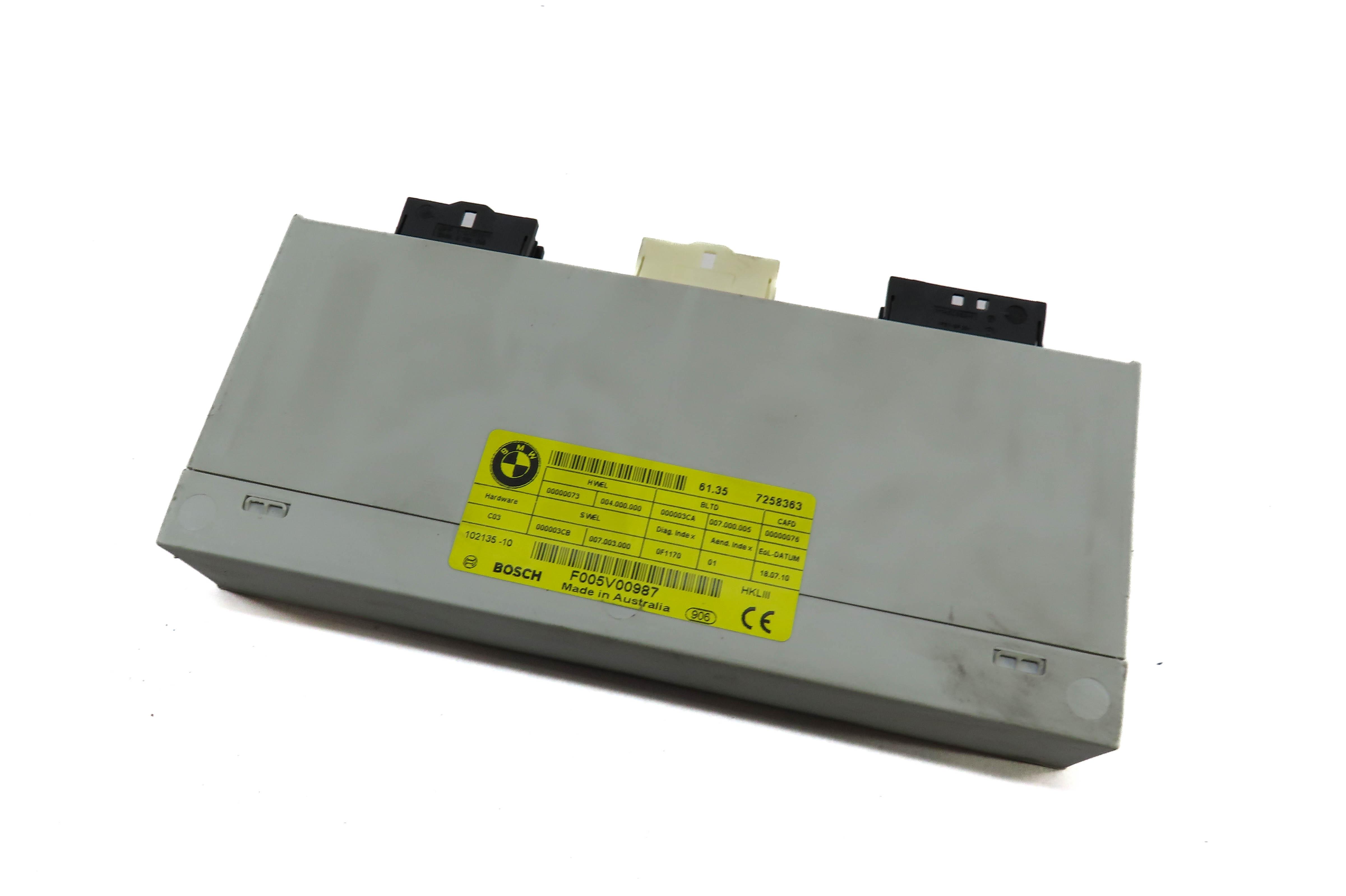 09-17 BMW X3 X4 M5 M6 5/6/7 SERIES (F01 F10 F25 F26) TRUNK LIFT LIFTGATE MODULE — exact item pictured