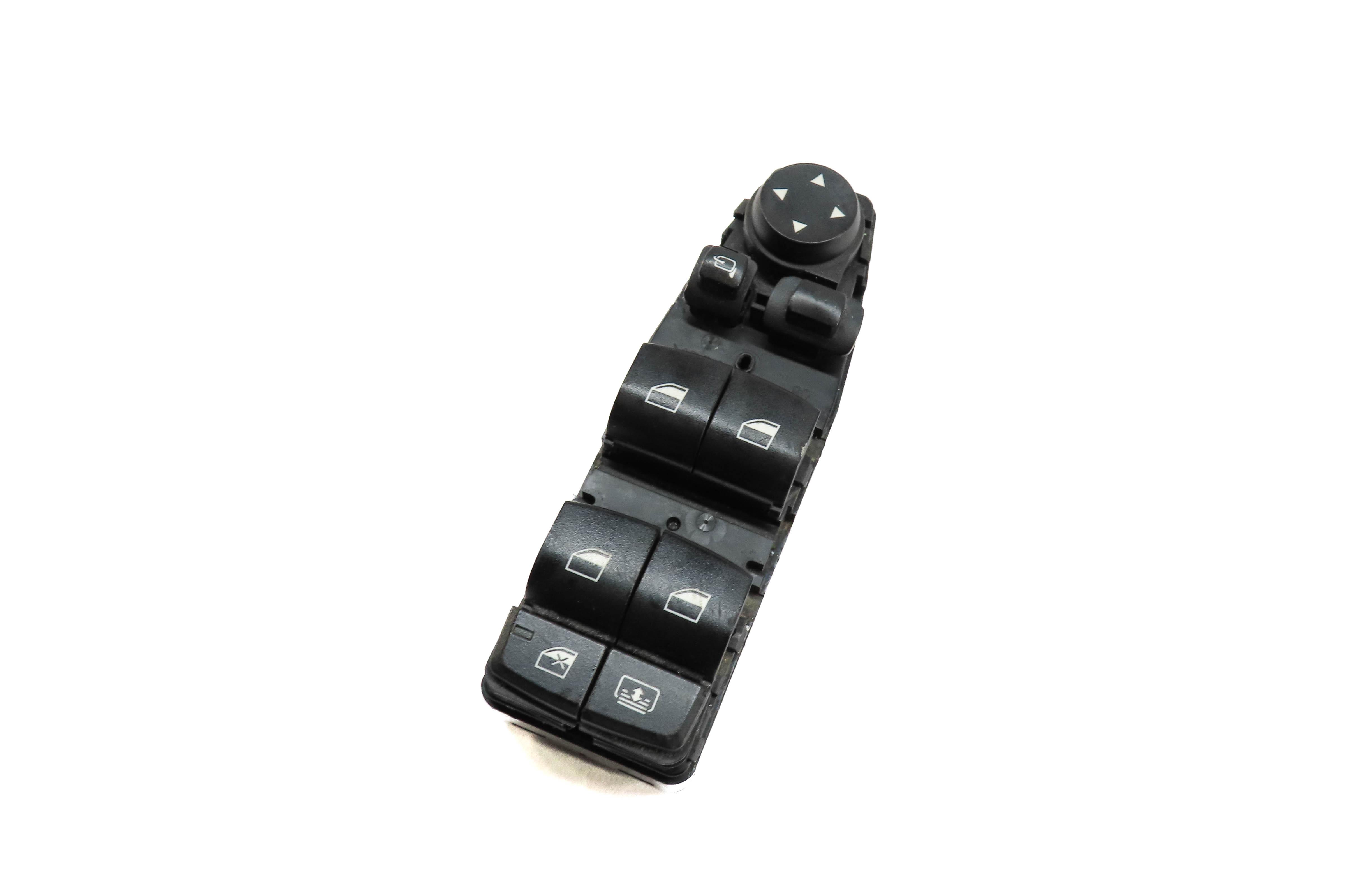 10-19 BMW 5 6 M5 M6 (F06 F10 F12 F13) LEFT DRIVER PFOLD WINDOW SWITCH w/ SHADE — exact item pictured