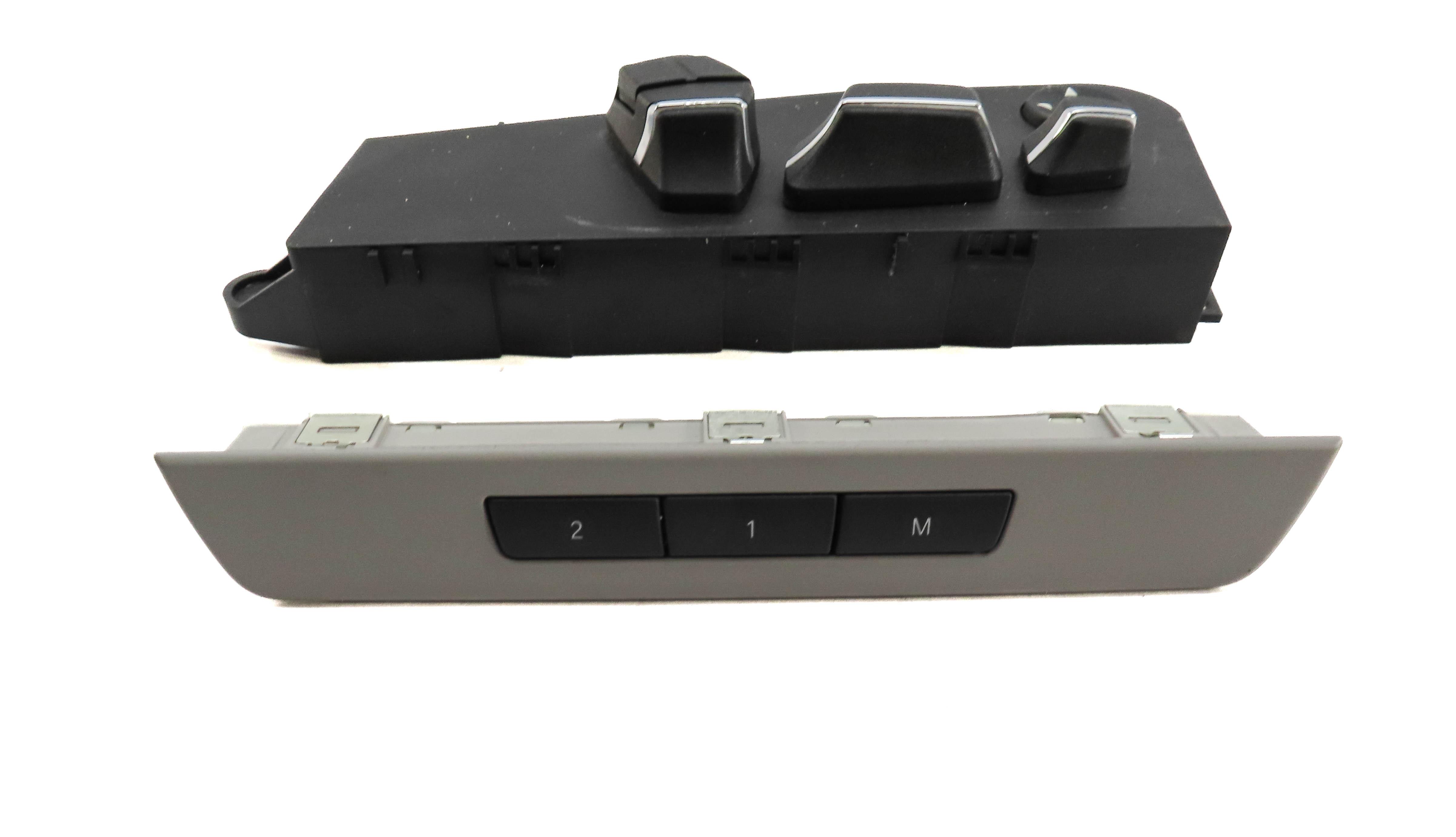2011 BMW 535i (F10) RIGHT FRONT PASSENGER SEAT ADJUSTMENT SWITCH (GRAY MEMORY) — exact item pictured