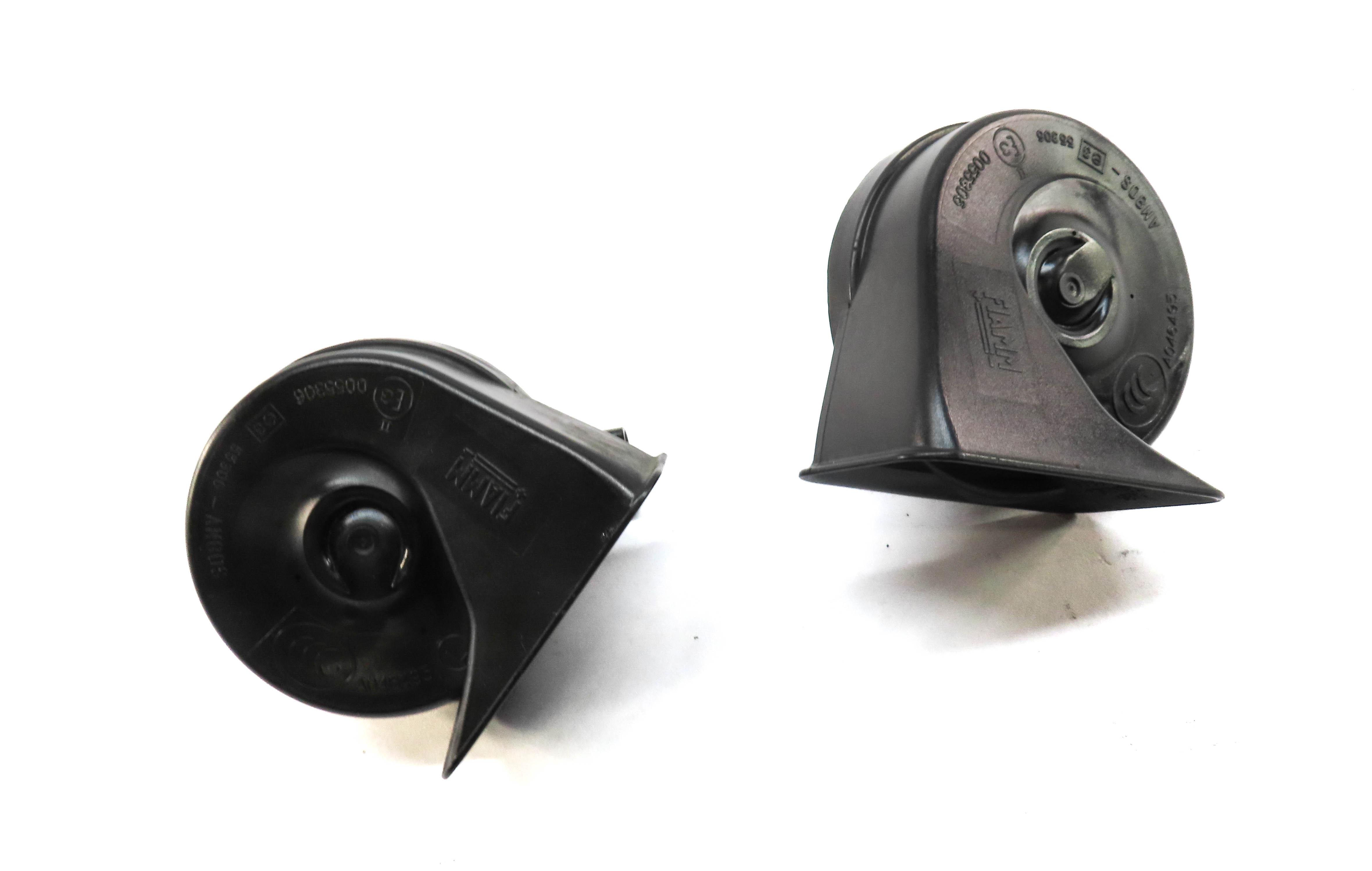 2011-2018 BMW X3 X4 (F25 F26) HIGH & LOW TONE SAFETY HORN SET-2 — exact item pictured