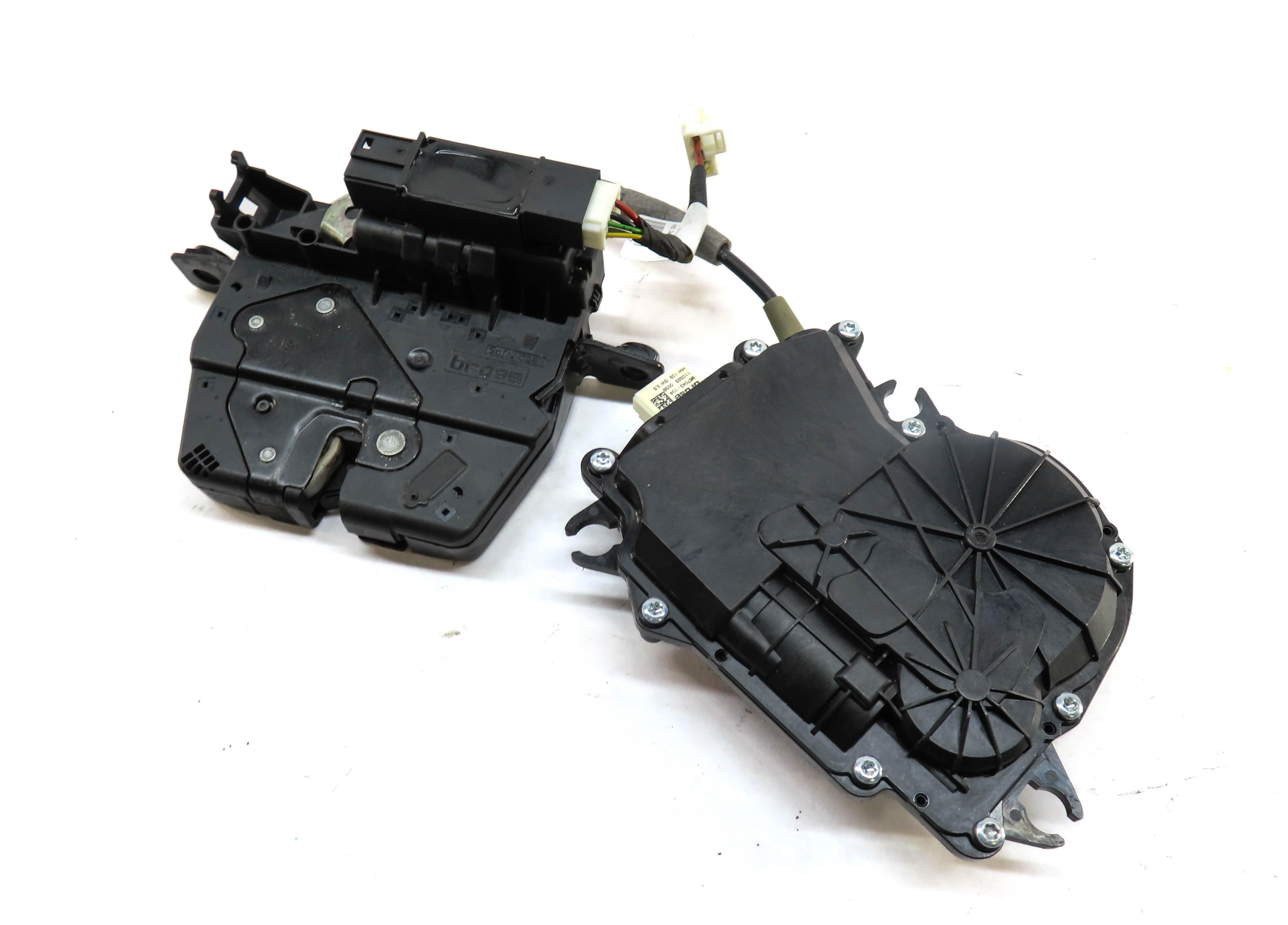 2011 BMW X3 (F25) TRUNK LOCK LATCH ACTUATOR w/ SOFT CLOSE MOTOR & CABLE SET — exact item pictured