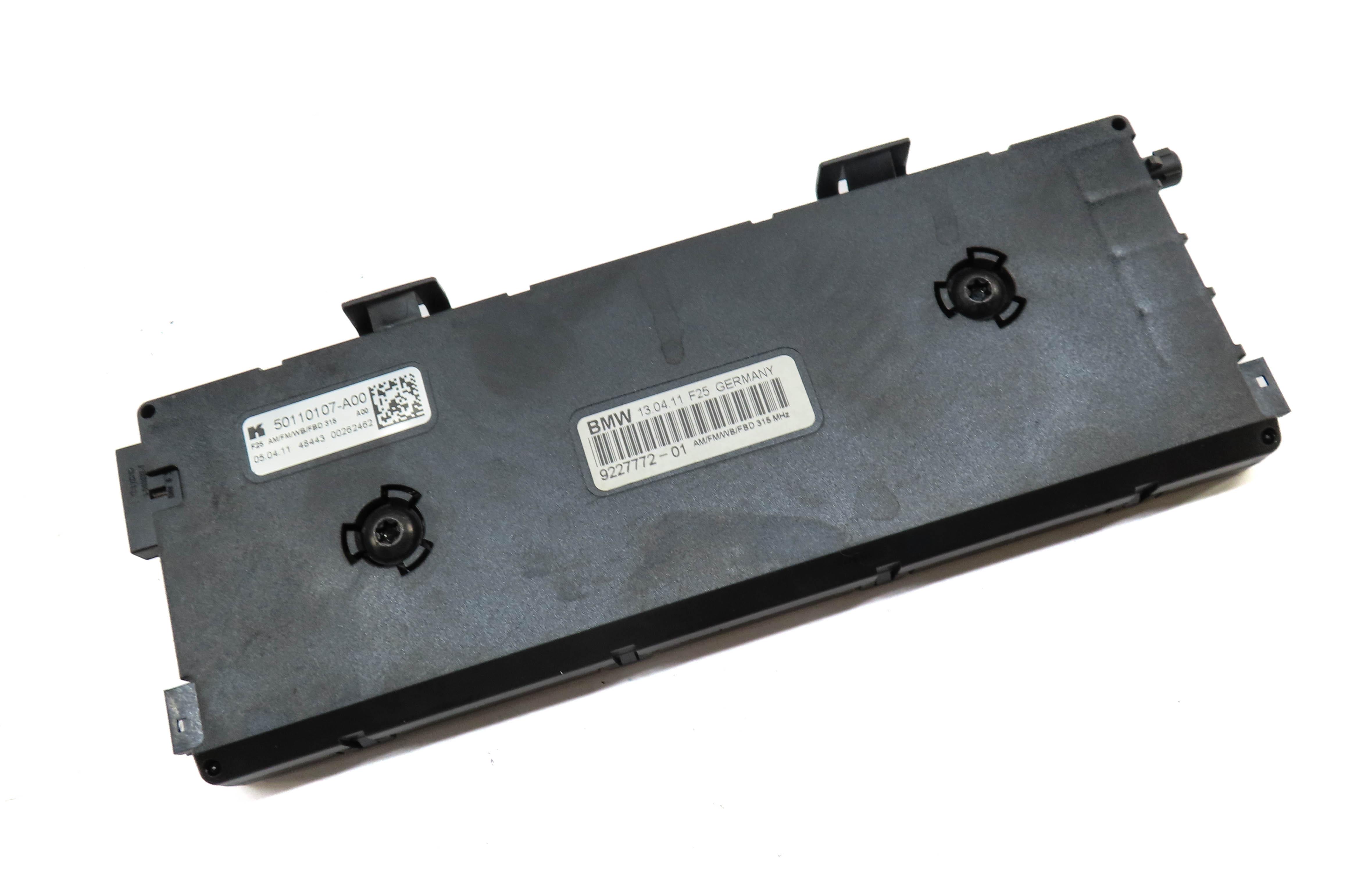 2011 BMW X3 (F25) RADIO ANTENNA DIVERSITY MODULE 9227772 — exact item pictured