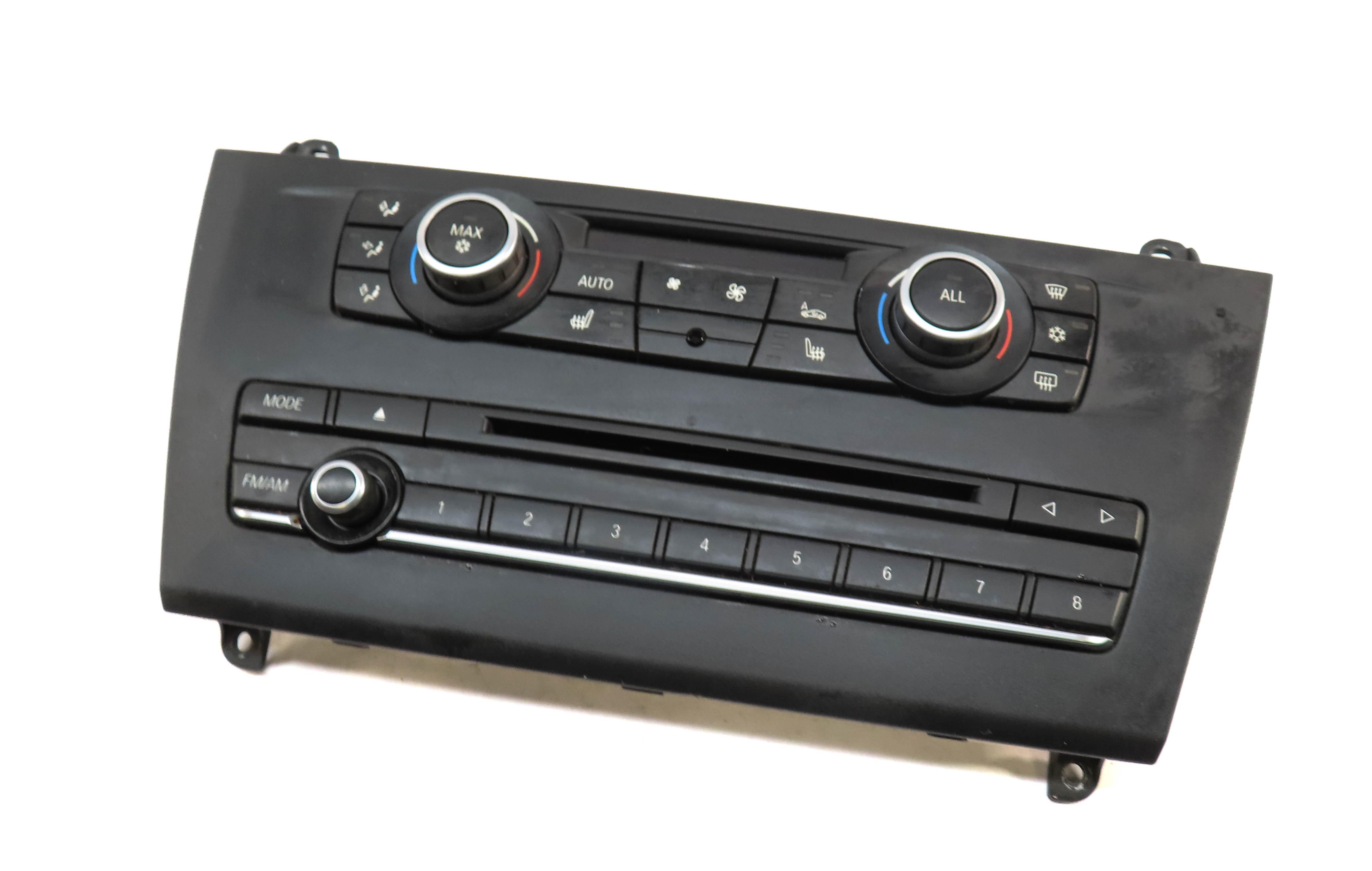 11-14 BMW X3 (F25) FRONT HEATER A/C TEMPERATURE CLIMATE CONTROL w/ HEATED SEAT — exact item pictured