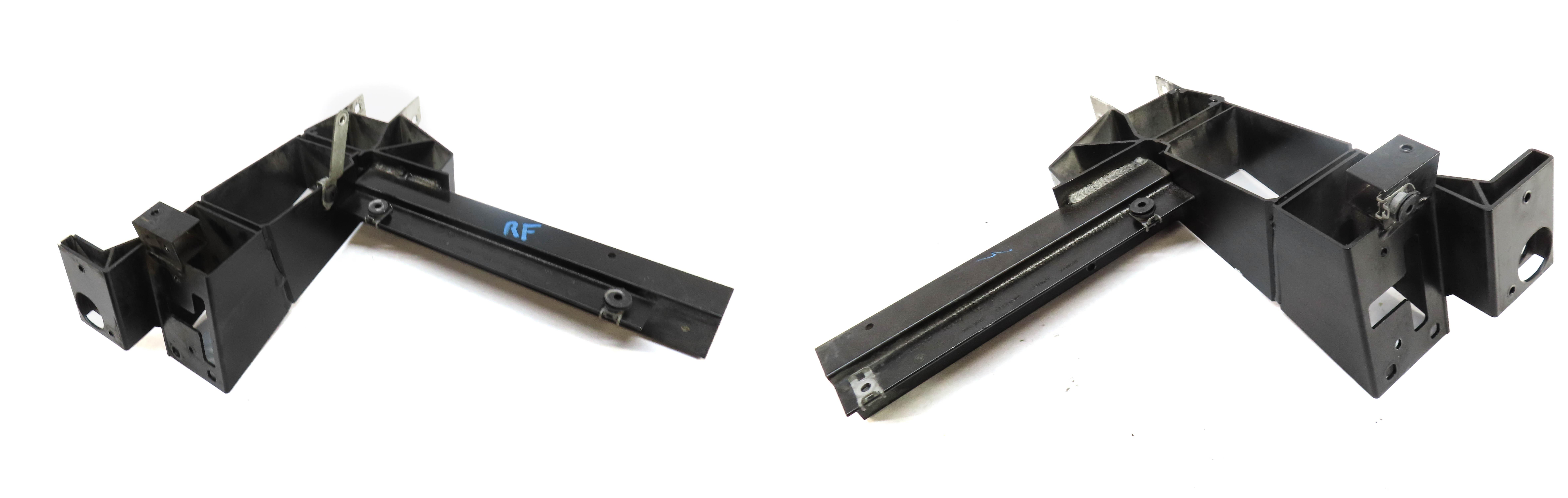 2011 BMW X3 (F25) RADIATOR LEFT & RIGHT SUPPORT MOUNT BRACKET SET OF 2 — exact item pictured