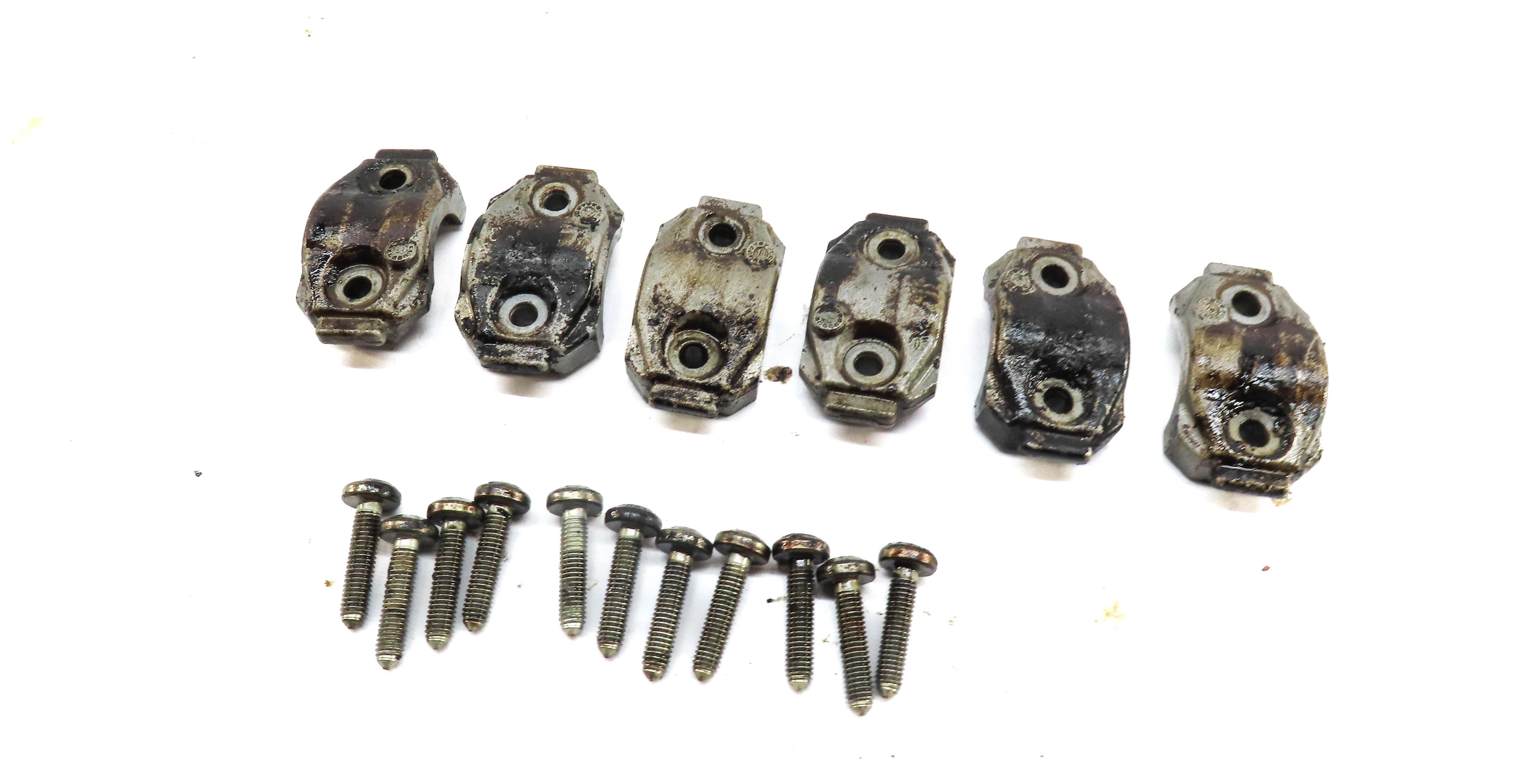 11-19 BMW 1 3 5 7 X1 X3 X5 X6 3.0L F30 N55 ECCENTRIC CAMSHAFT BEARING CAP SET — exact item pictured