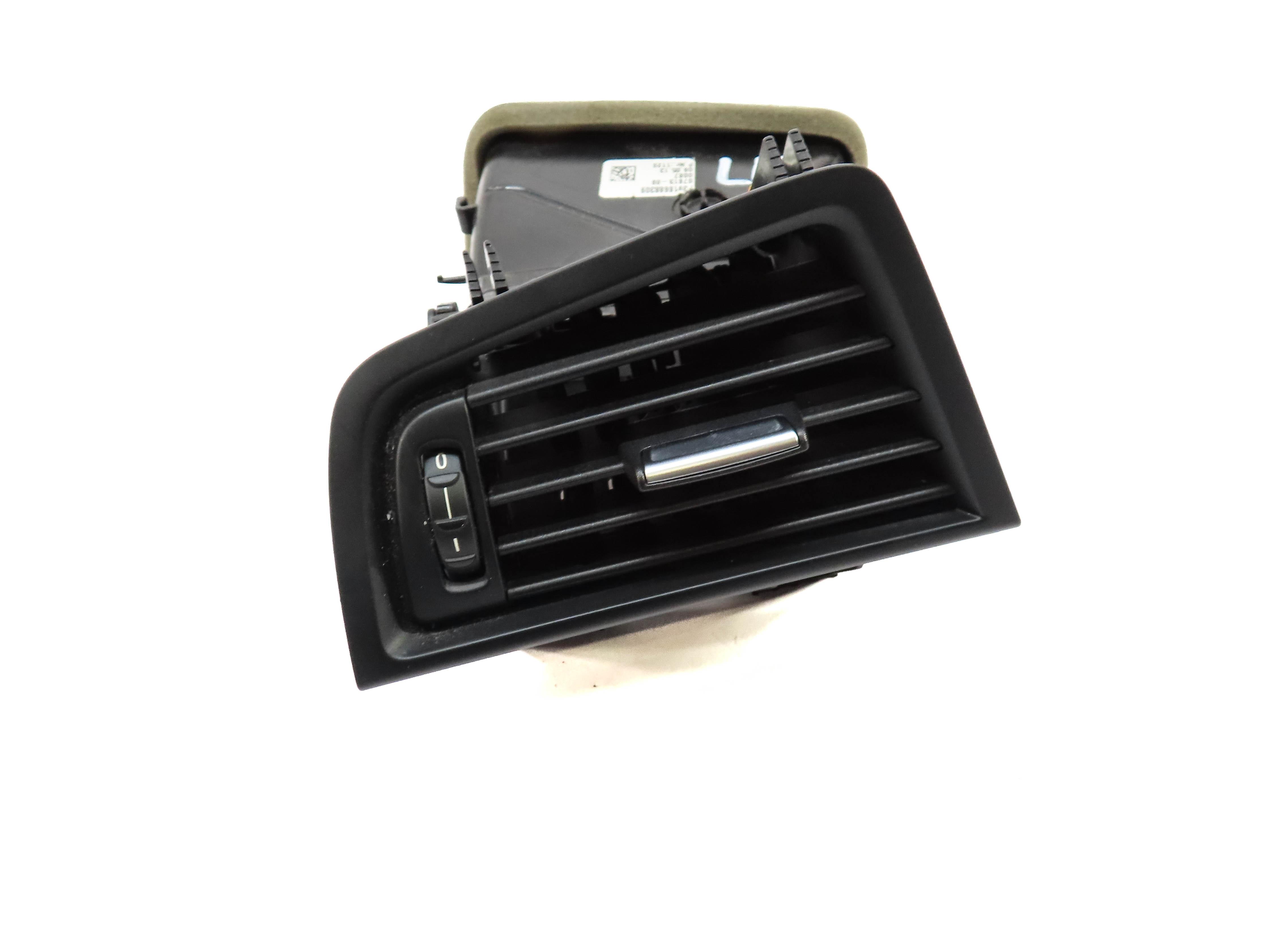 2011 BMW X3 (F25) DASH FAR LEFT DRIVER HVAC A/C HEATER AIR VENT (BLACK) — exact item pictured