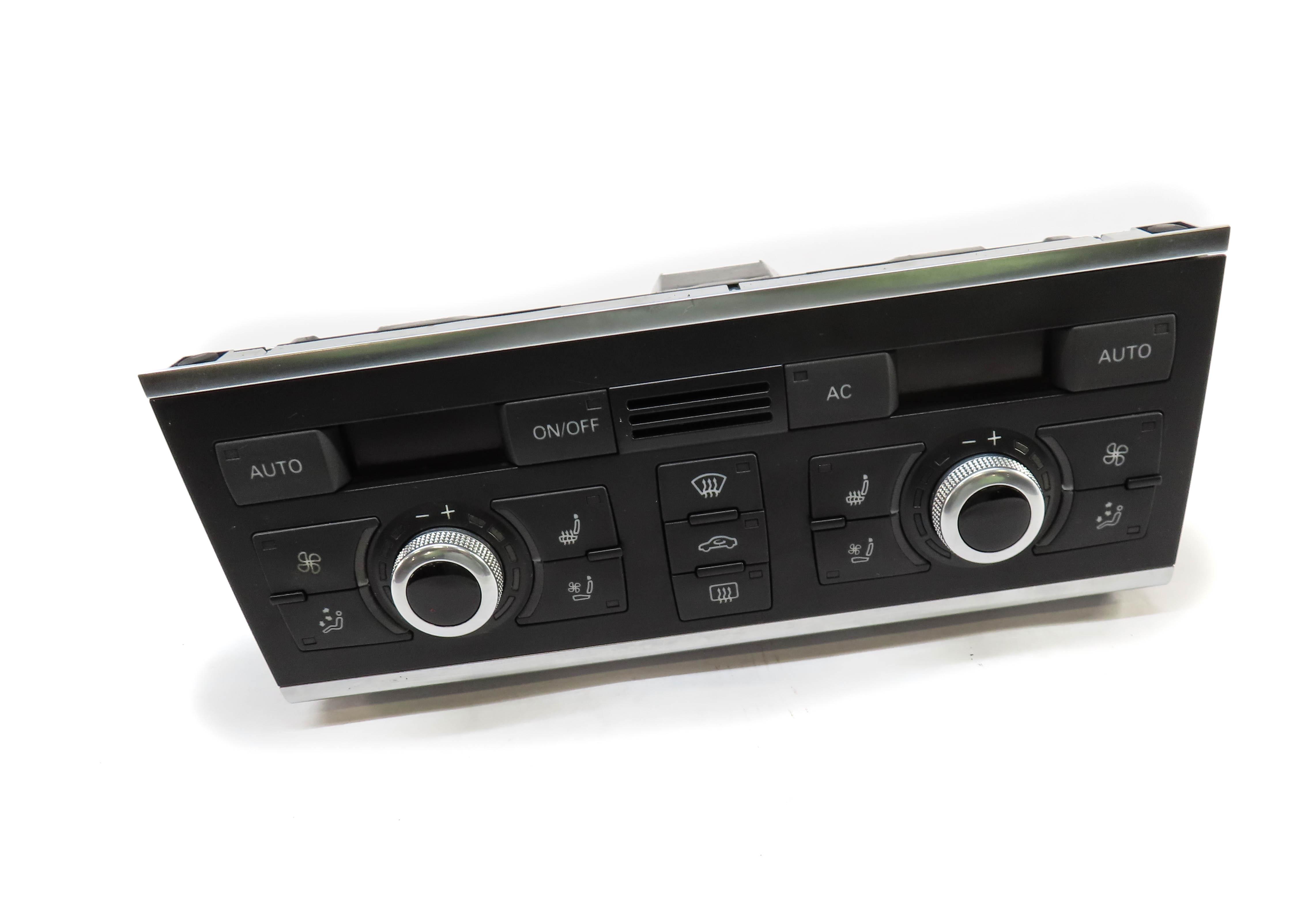 2012 AUDI Q7 (4L) FRONT HEATER A/C TEMPERATURE CLIMATE CONTROL w/ HEATED SEAT — exact item pictured
