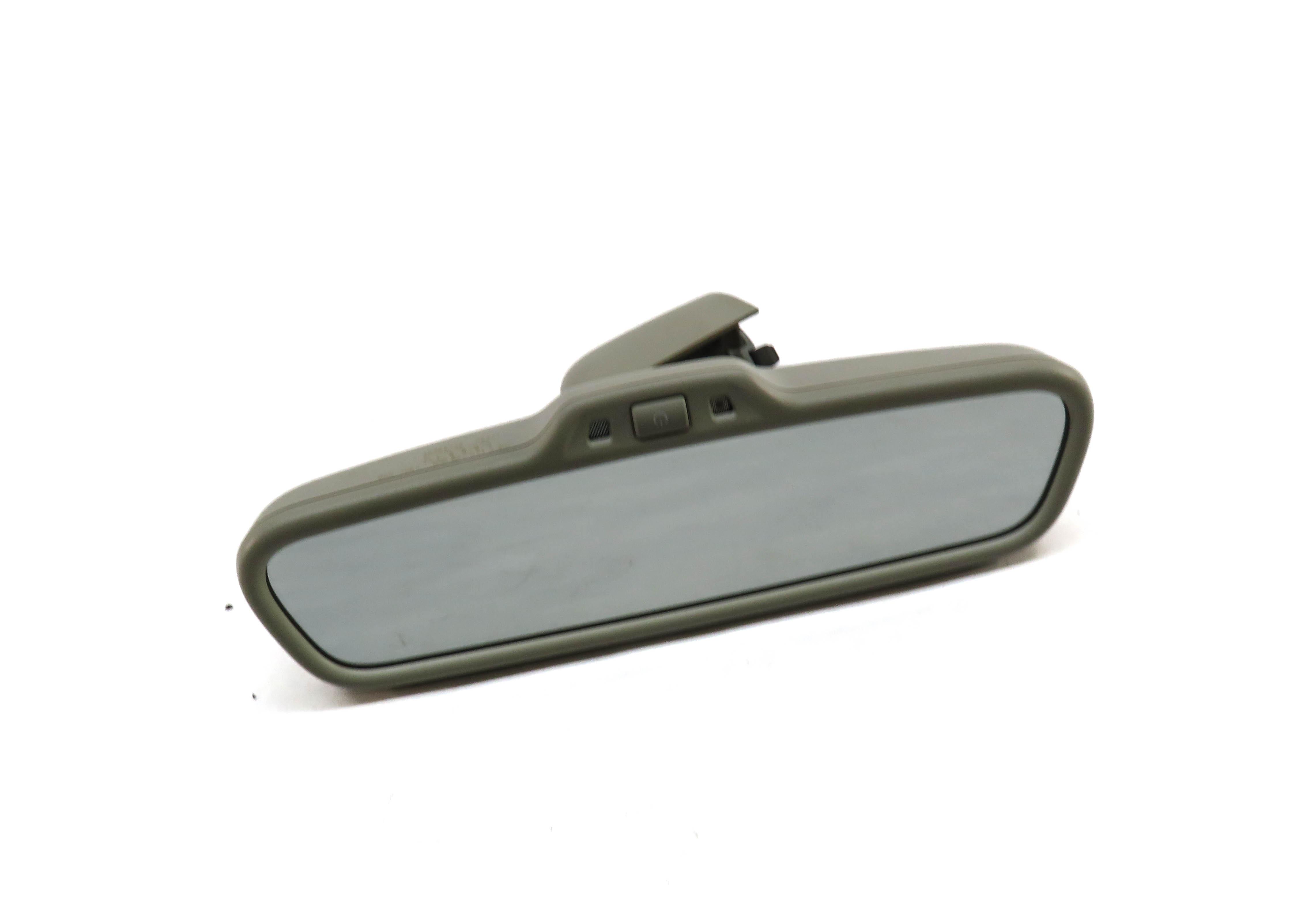 2010-2015 AUDI Q7 (4L) INTERIOR AUTODIM REAR VIEW MIRROR w/ COMPASS (GRAY) — exact item pictured
