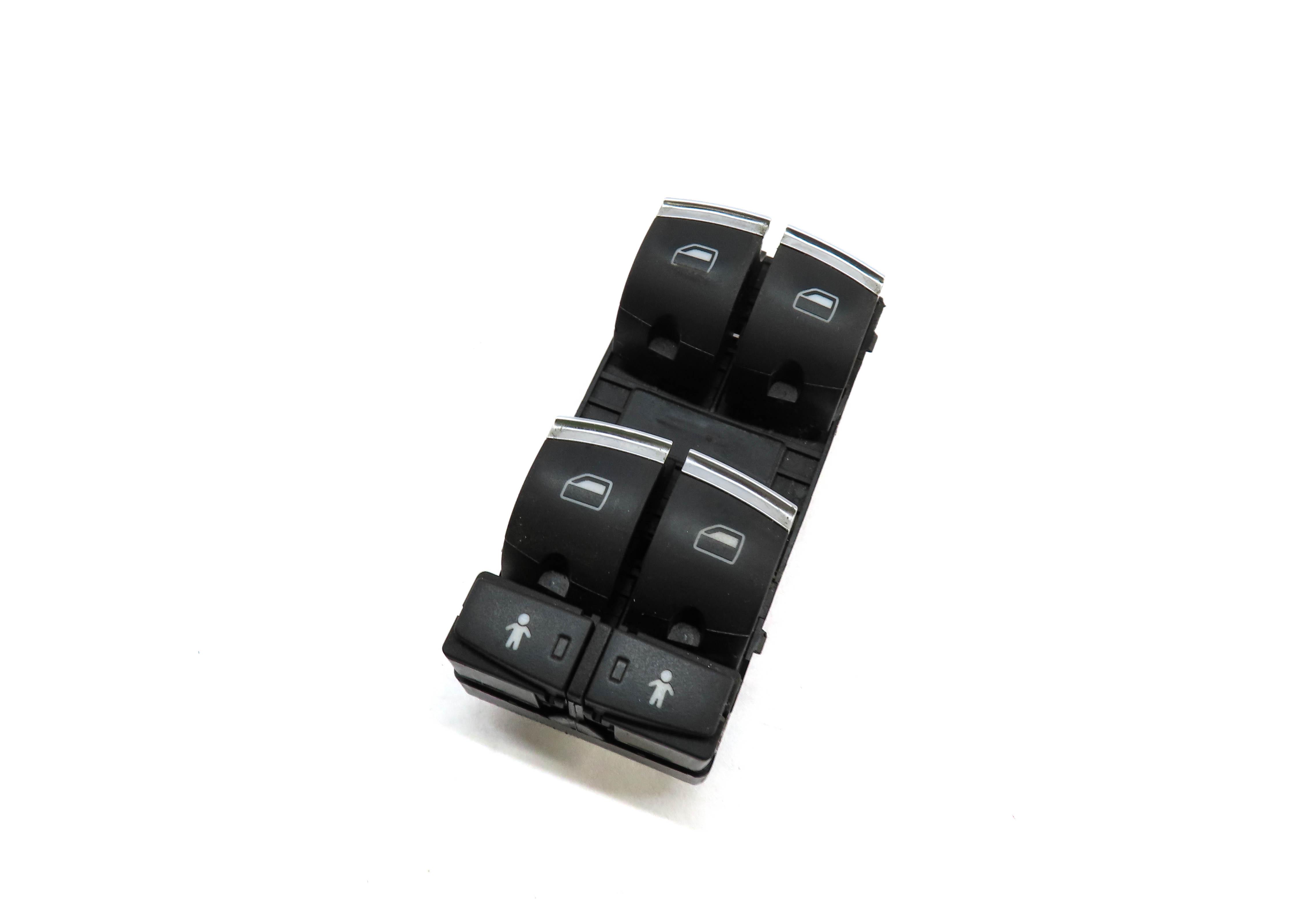 2011-2015 AUDI Q7 (4L) LEFT DRIVER MASTER POWER WINDOW SWITCH w/ CHILD LOCK — exact item pictured
