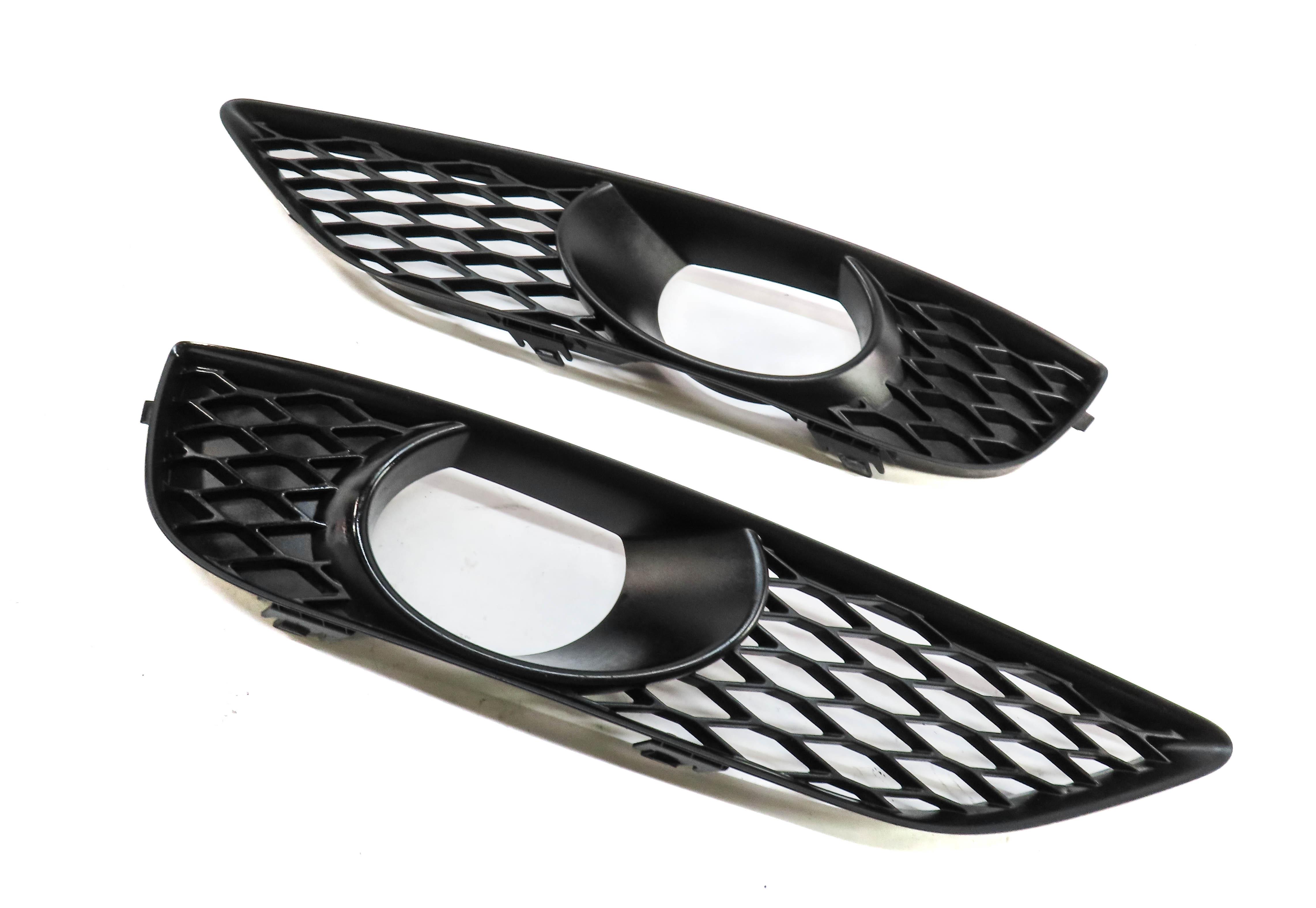 2012 AUDI Q7 (4L) FRONT LEFT & RIGHT FOGLIGHT FOG LIGHT GRILLE TRIM SET-2 — exact item pictured