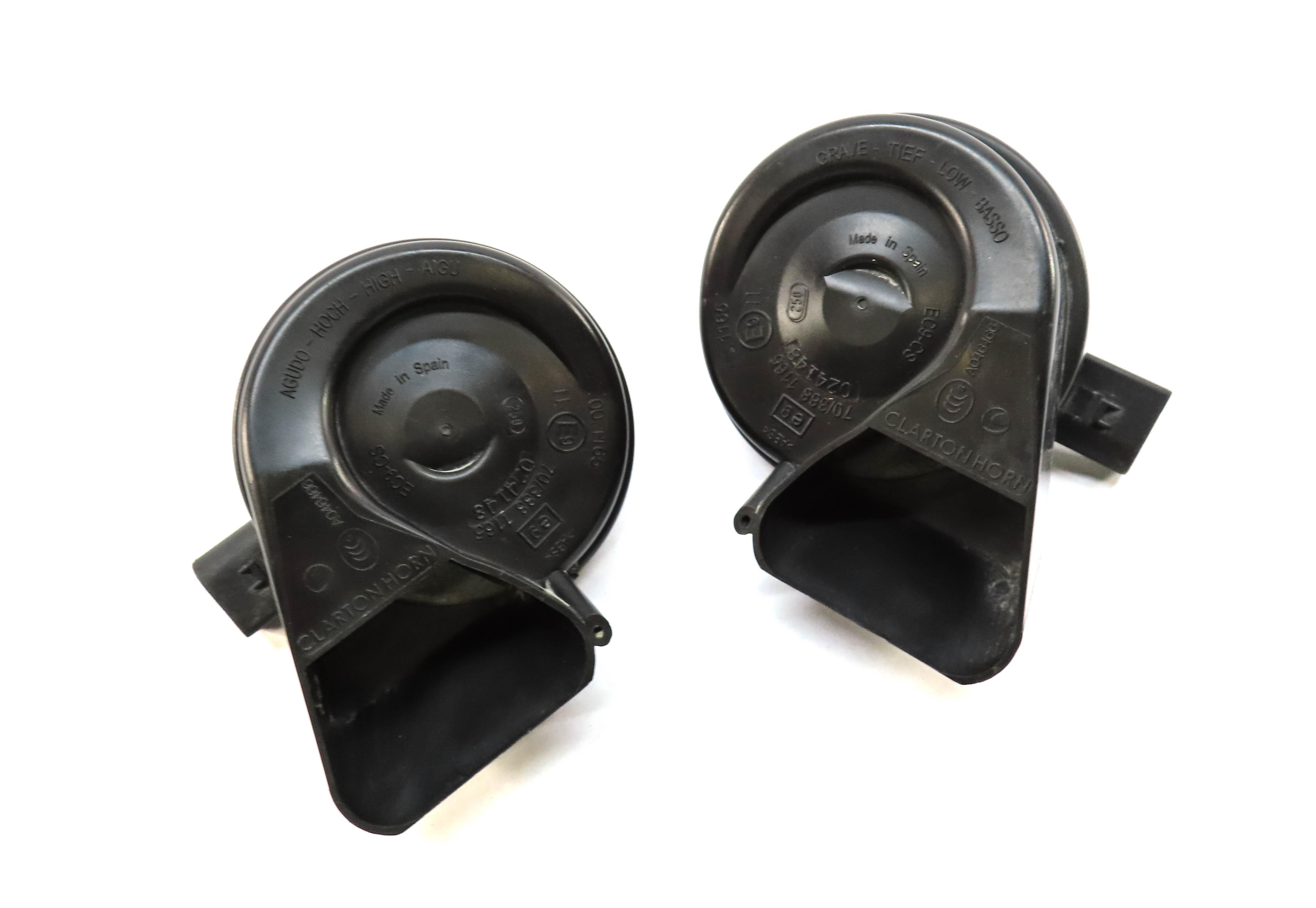 2007-2015 AUDI Q7 R8 (4L 4S) HIGH & LOW TONE HORN SET-2 — exact item pictured