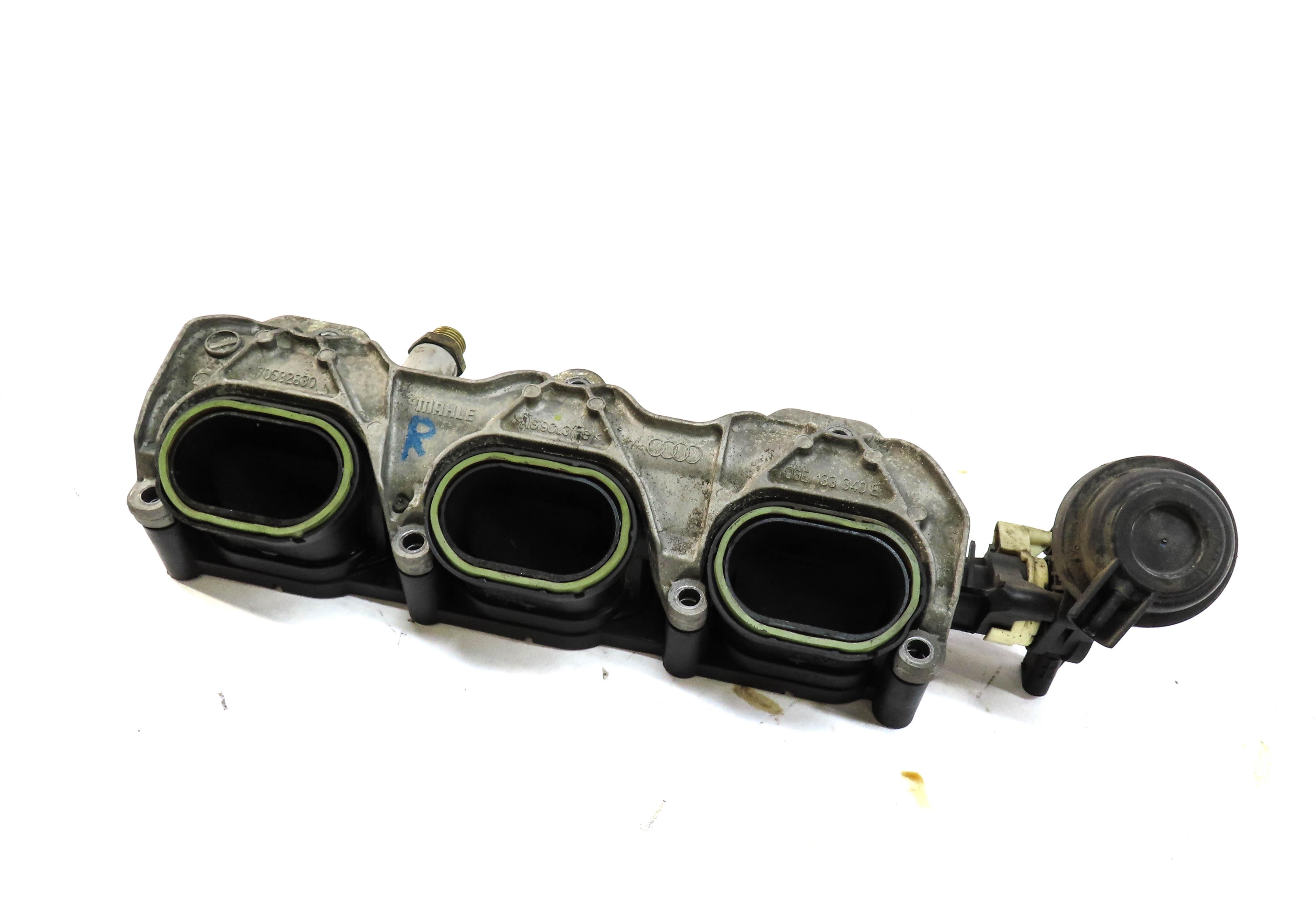 2012 AUDI Q7 (4L) 3.0L CJWB ENGINE RIGHT LOWER INTAKE MANIFOLD DUFFUSER RAIL — exact item pictured