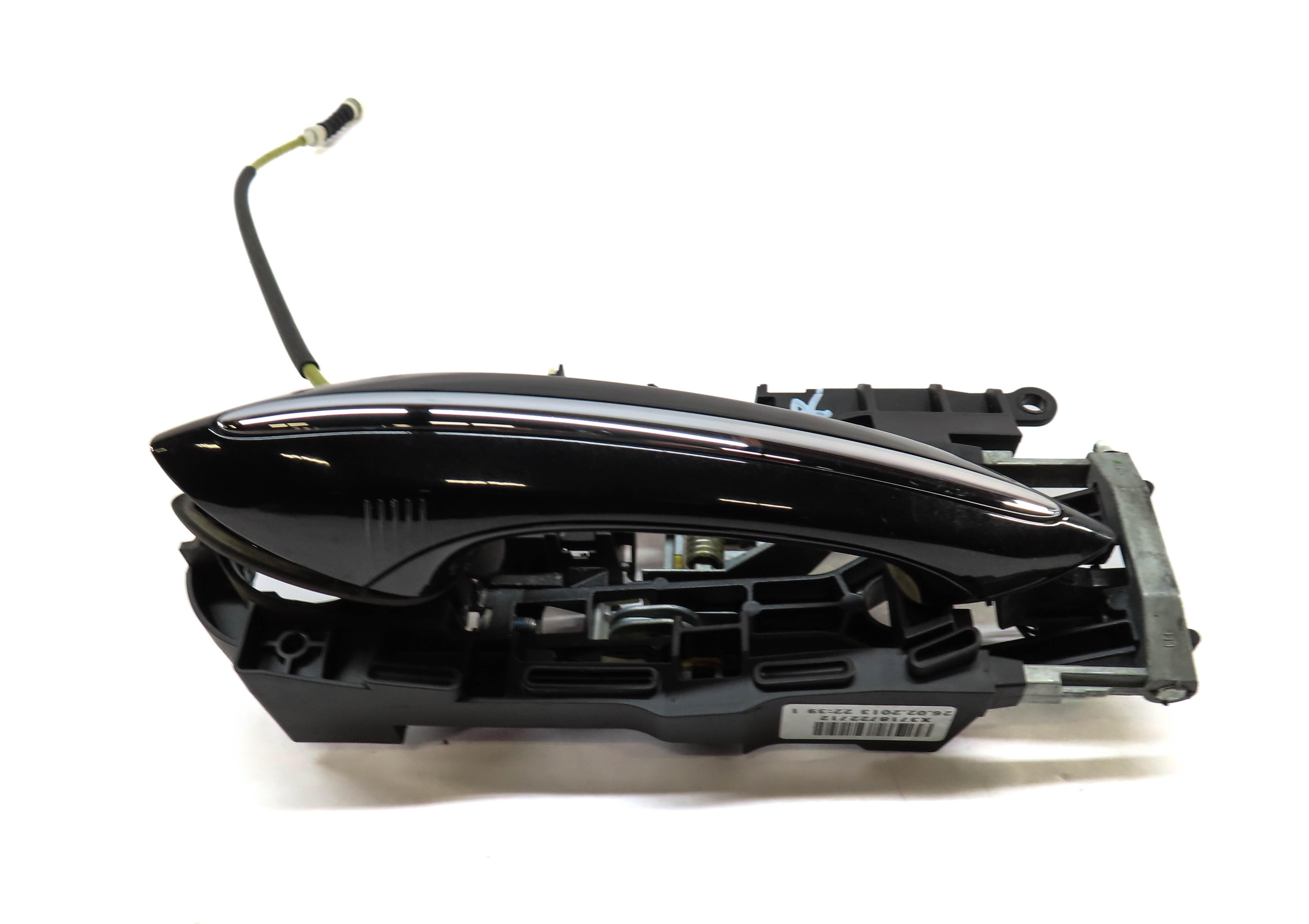 09-19 BMW 5 6 7 SERIES (F01 F07 F10 F12) LEFT REAR COMFORT DOOR HANDLE (BLACK) — exact item pictured
